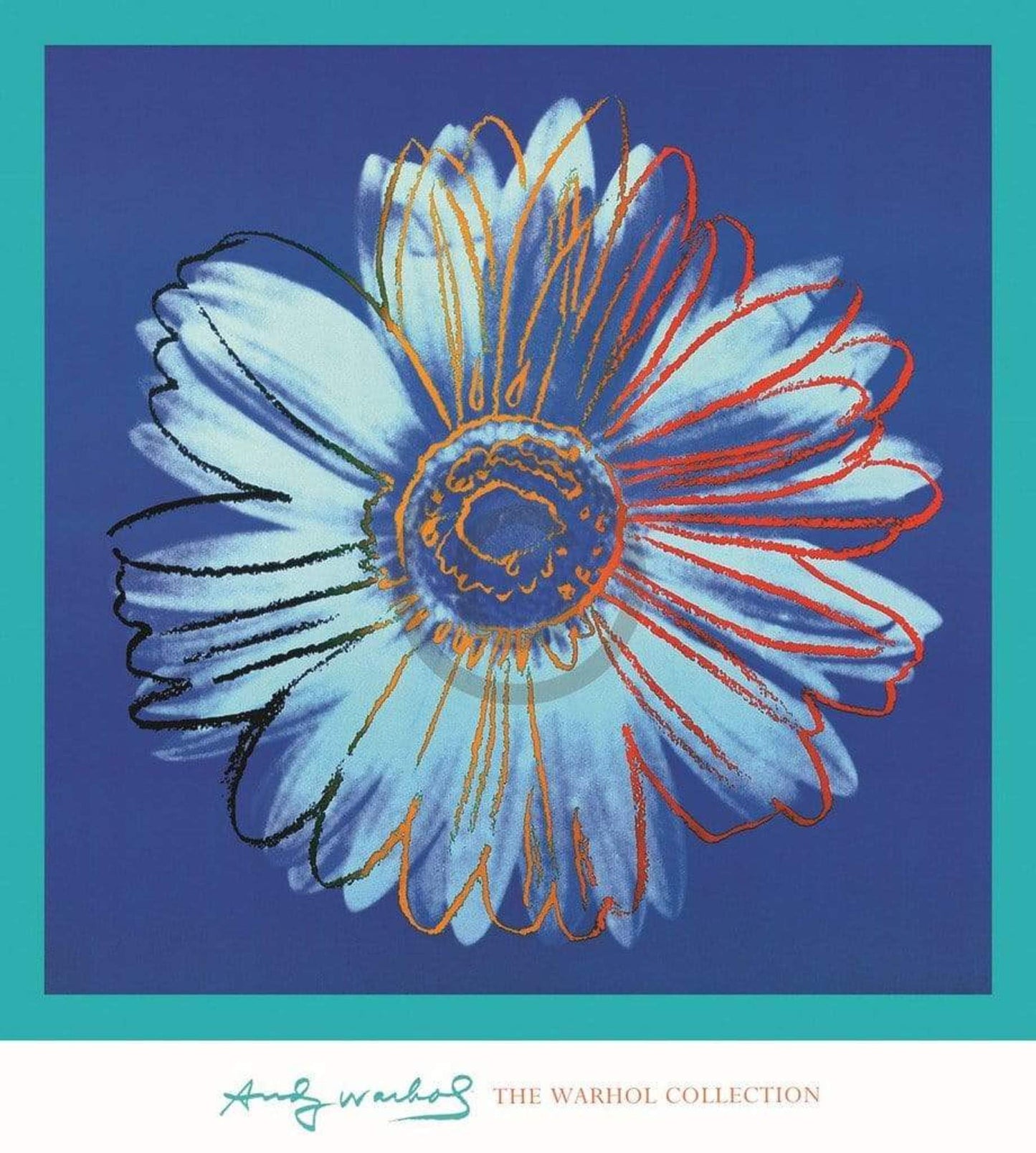 Kunstdruck Andy Warhol - Daisy 1982 90x90cm