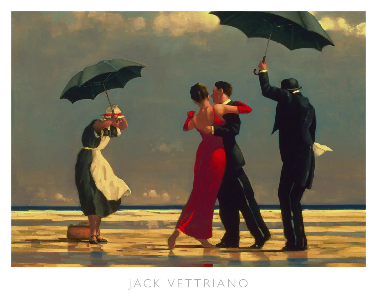 Kunstdruck Jack Vettriano - The Singing Butler 50x40cm