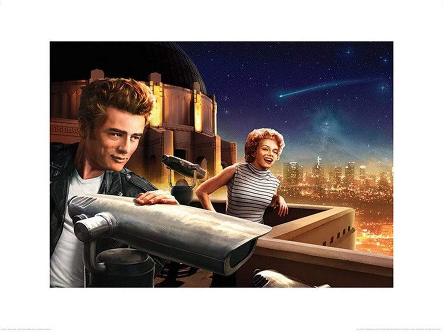 Kunstdruck JJ Brando - Stargazing 80x60cm