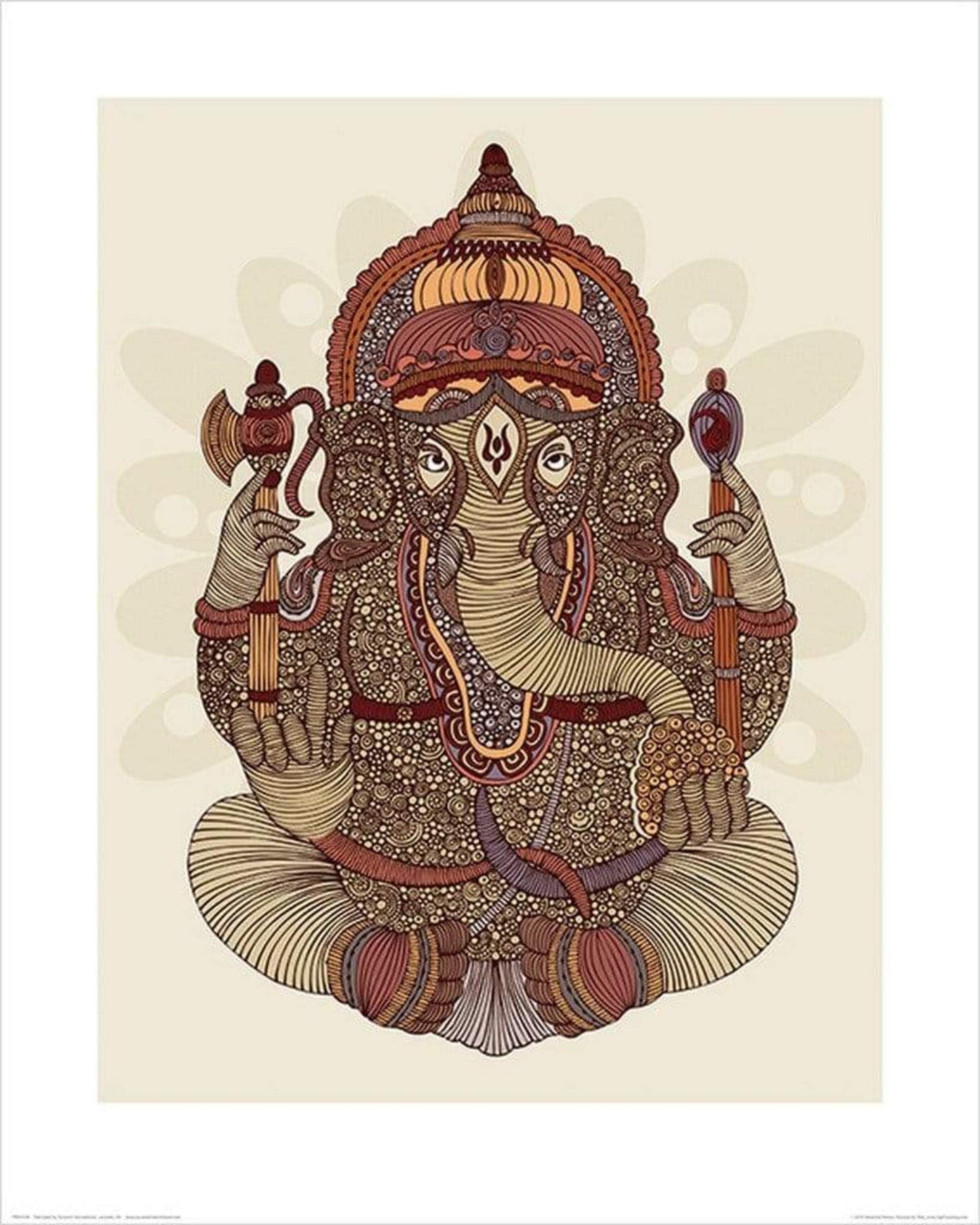 Kunstdruck Valentina Ramos - Ganesha 40x50cm