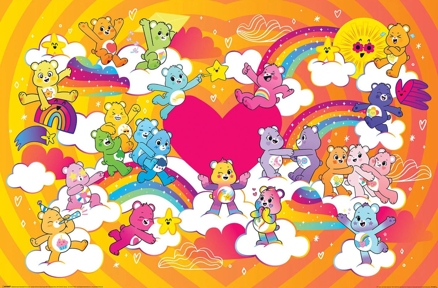 Poster Care Bears - Group Landscape 91,5x61cm