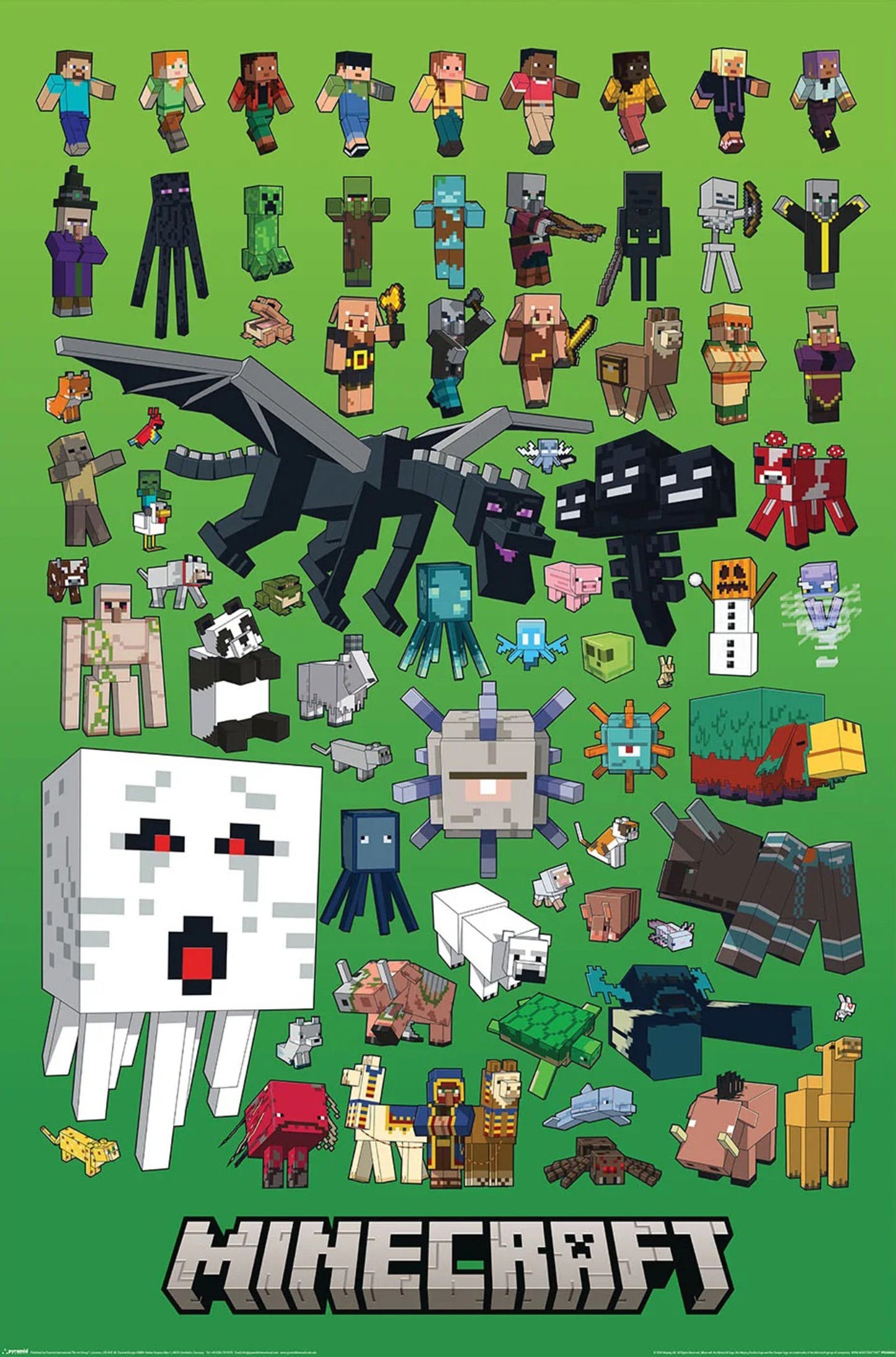 Poster Minecraft - Character Montage 61x91,5cm