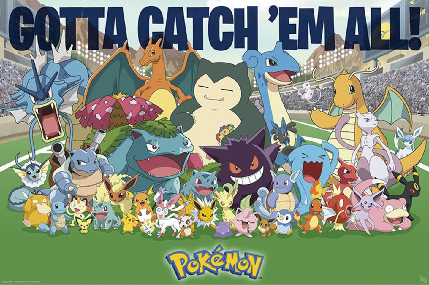 Poster Pokémon - All Time Favorites 91.5x61cm