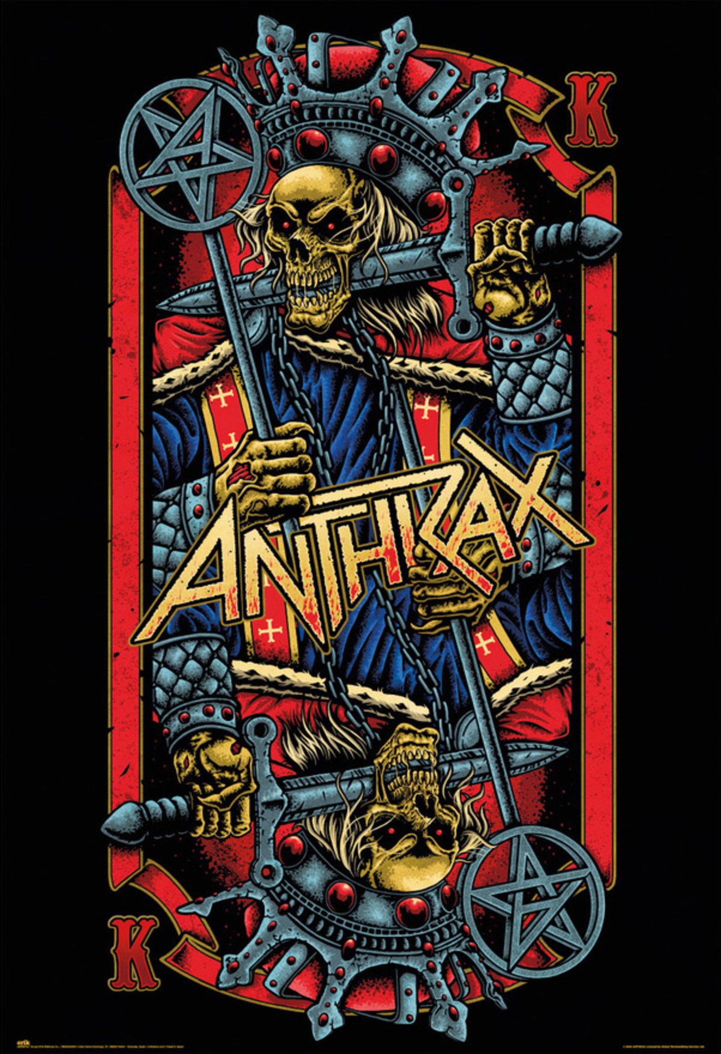 Poster Anthrax - Evil Kings 61x91,5cm
