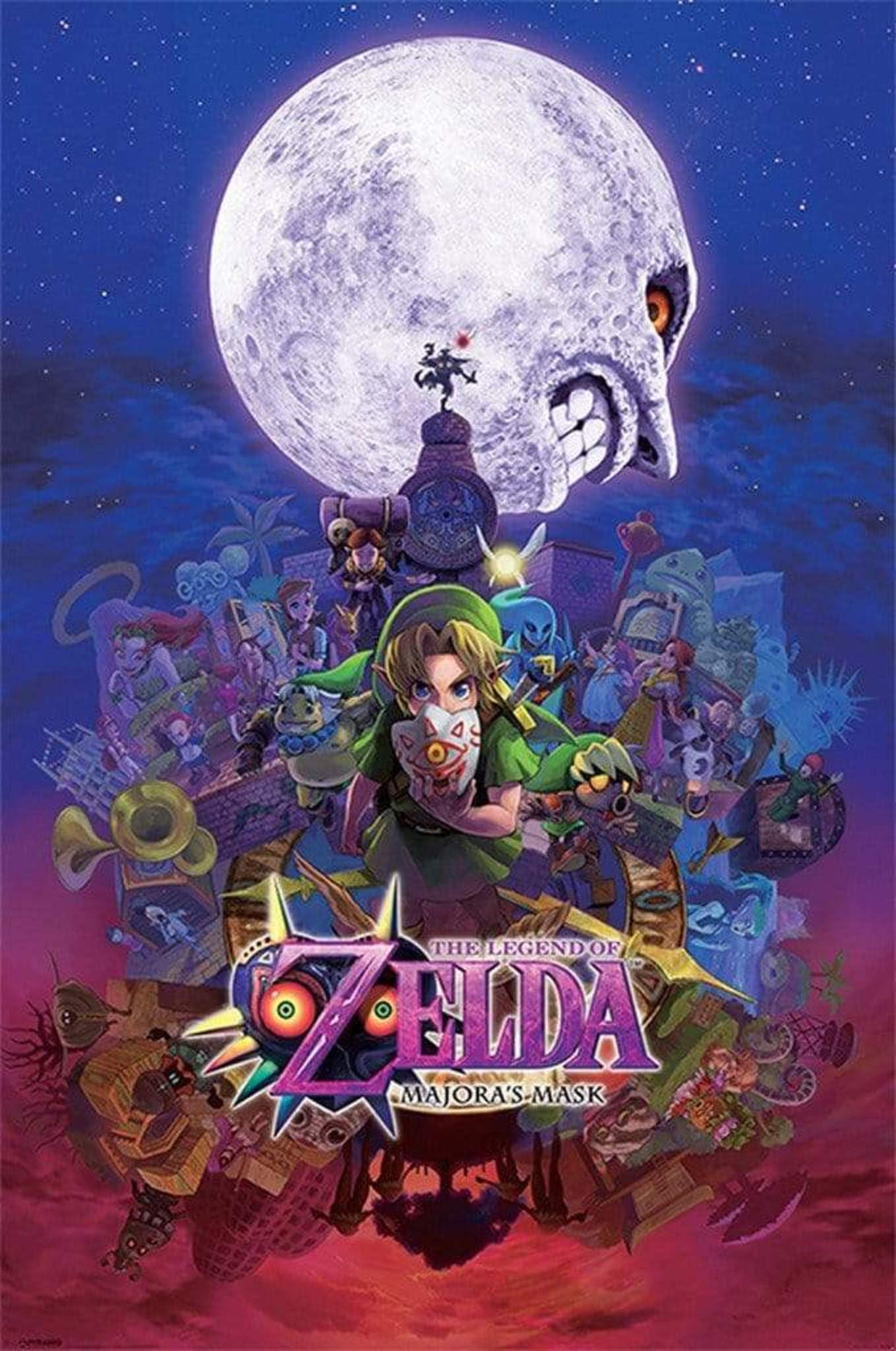 Poster The Legend of Zelda - Majoras Mask 61x91,5cm