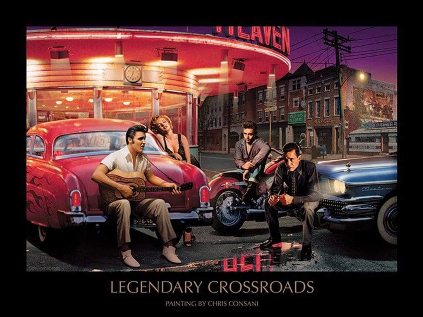 Kunstdruck Chris Consani - Legendary Crossroads 80x60cm