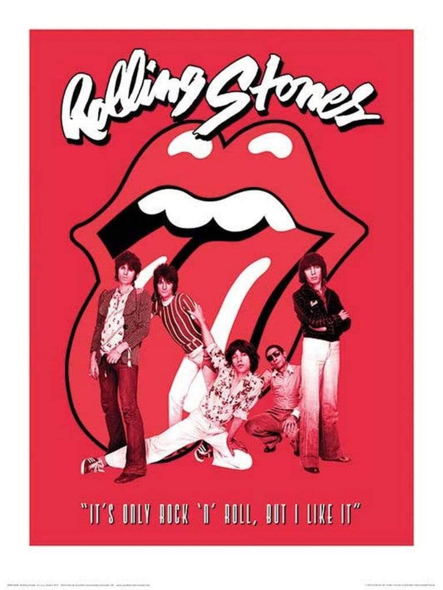 Kunstdruck The Rolling Stones - Its Only Rock n Roll 60x80cm