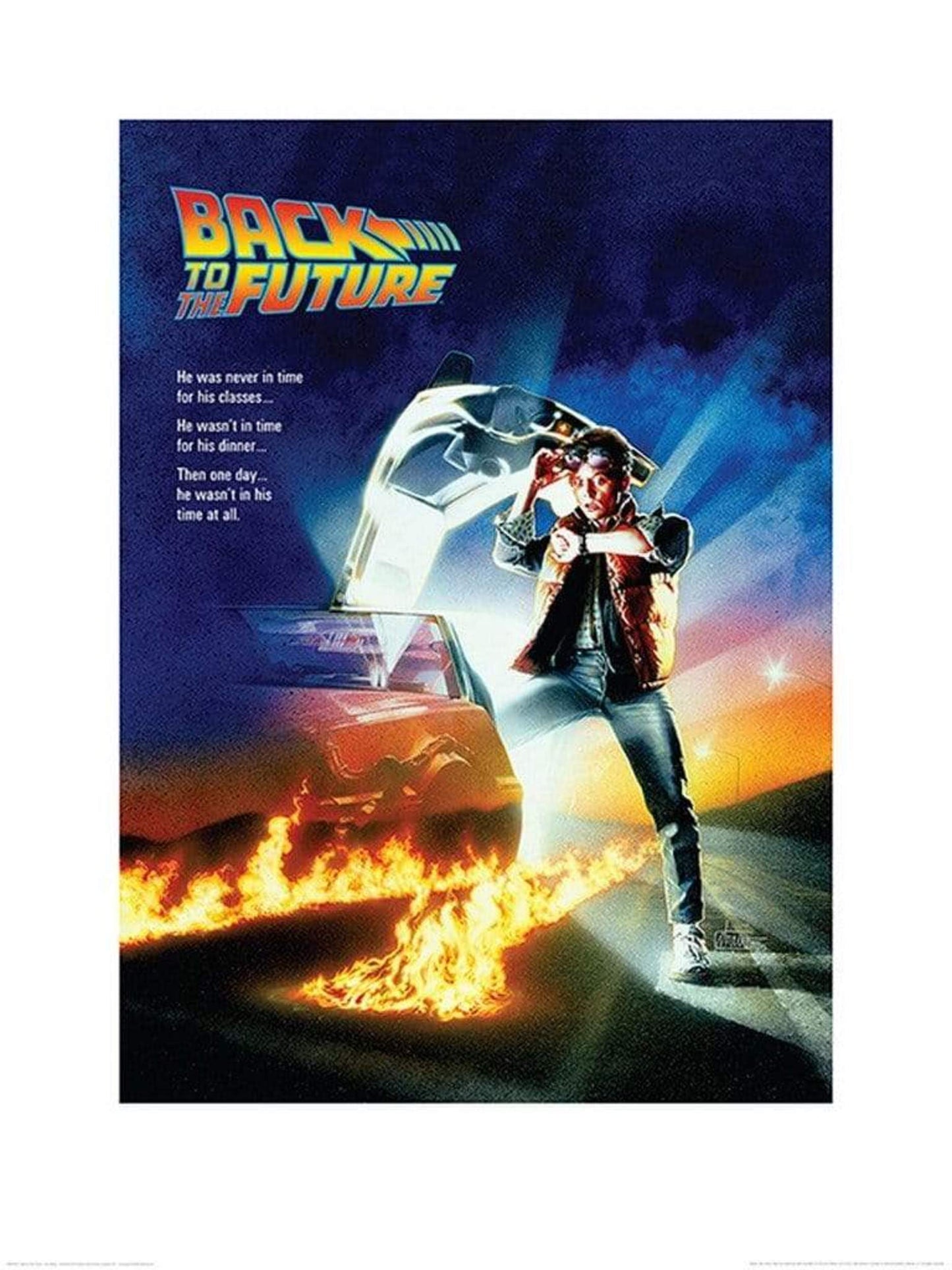Kunstdruck Back to The Future One Sheet 60x80cm