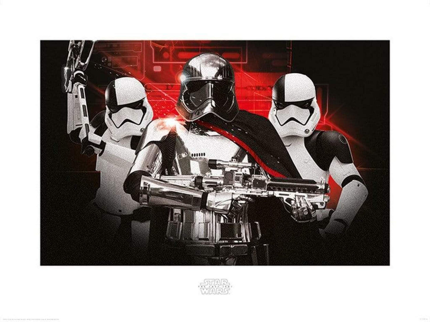 Kunstdruck Star Wars - The Last Jedi Stormtrooper Team 80x60cm
