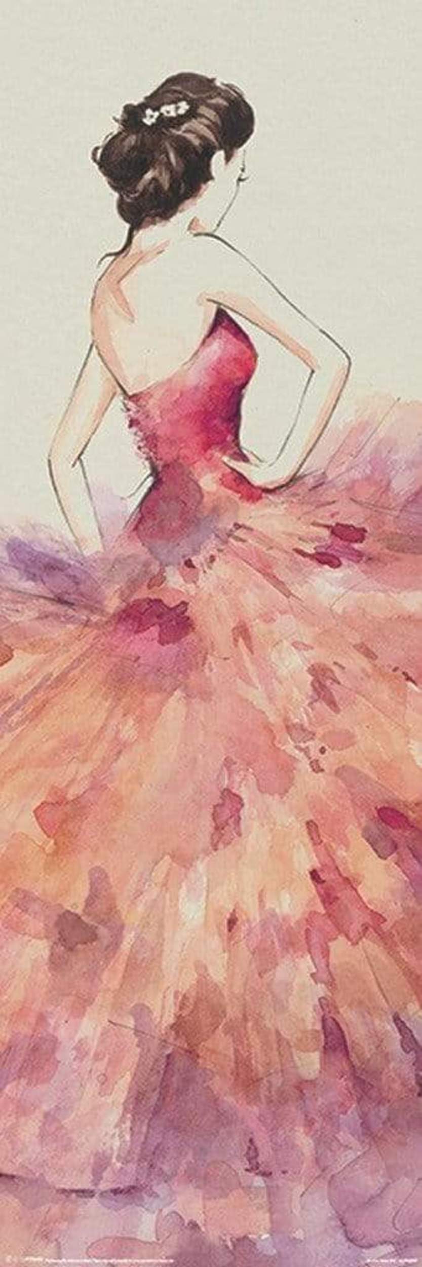 Poster Louise Nisbet Eva 30,5x91,5cm