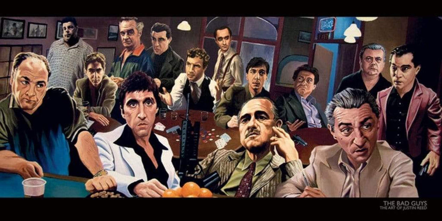 Kunstdruck The Bad Guys The Art of Justin Reed 100x50cm