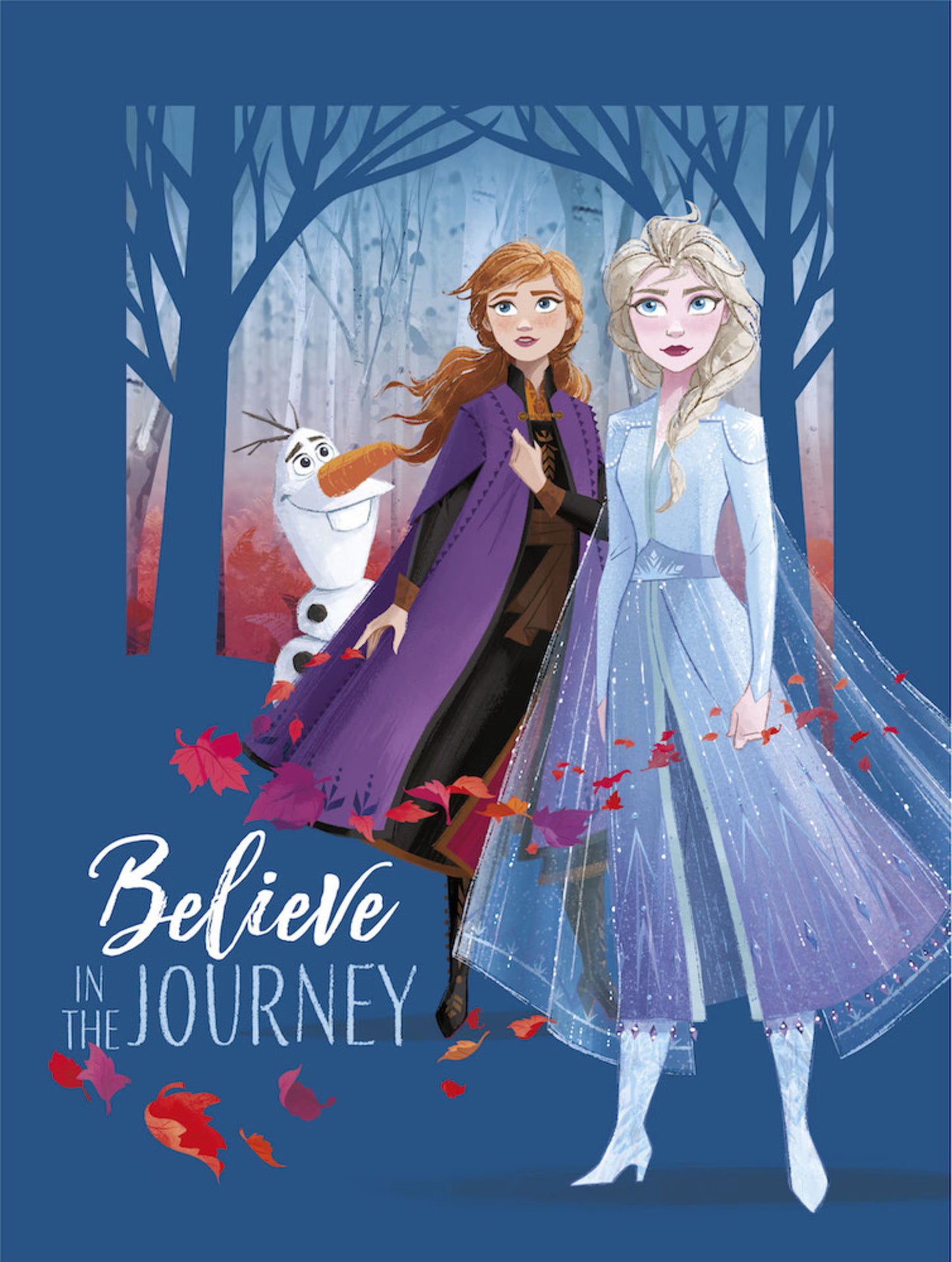 Kunstdruck Frozen - Believe in the Journey 30x40cm