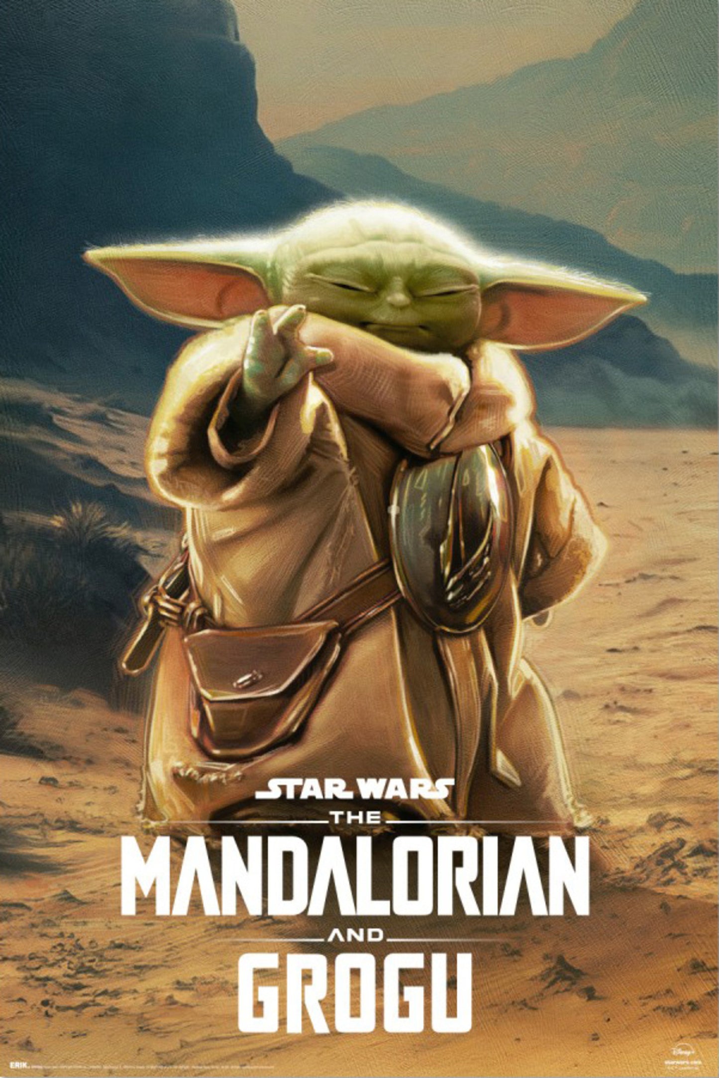 Poster Star Wars - The Mandalorian and Grogu - Grogu 61x91,5cm