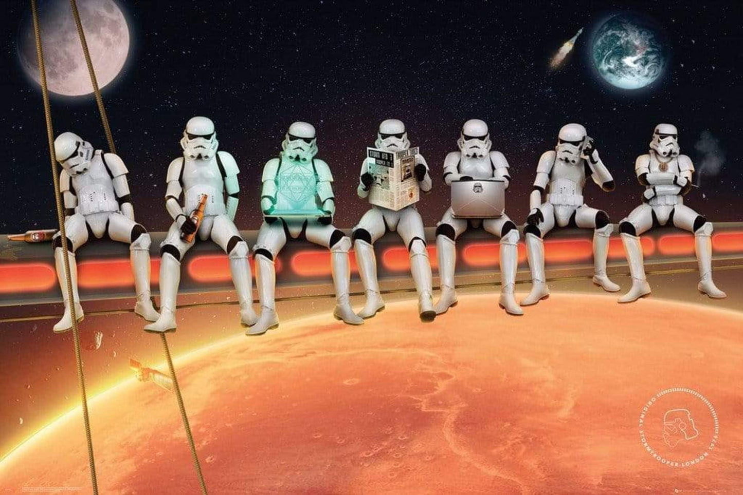 Poster Stormtrooper on Girders 91,5x61cm