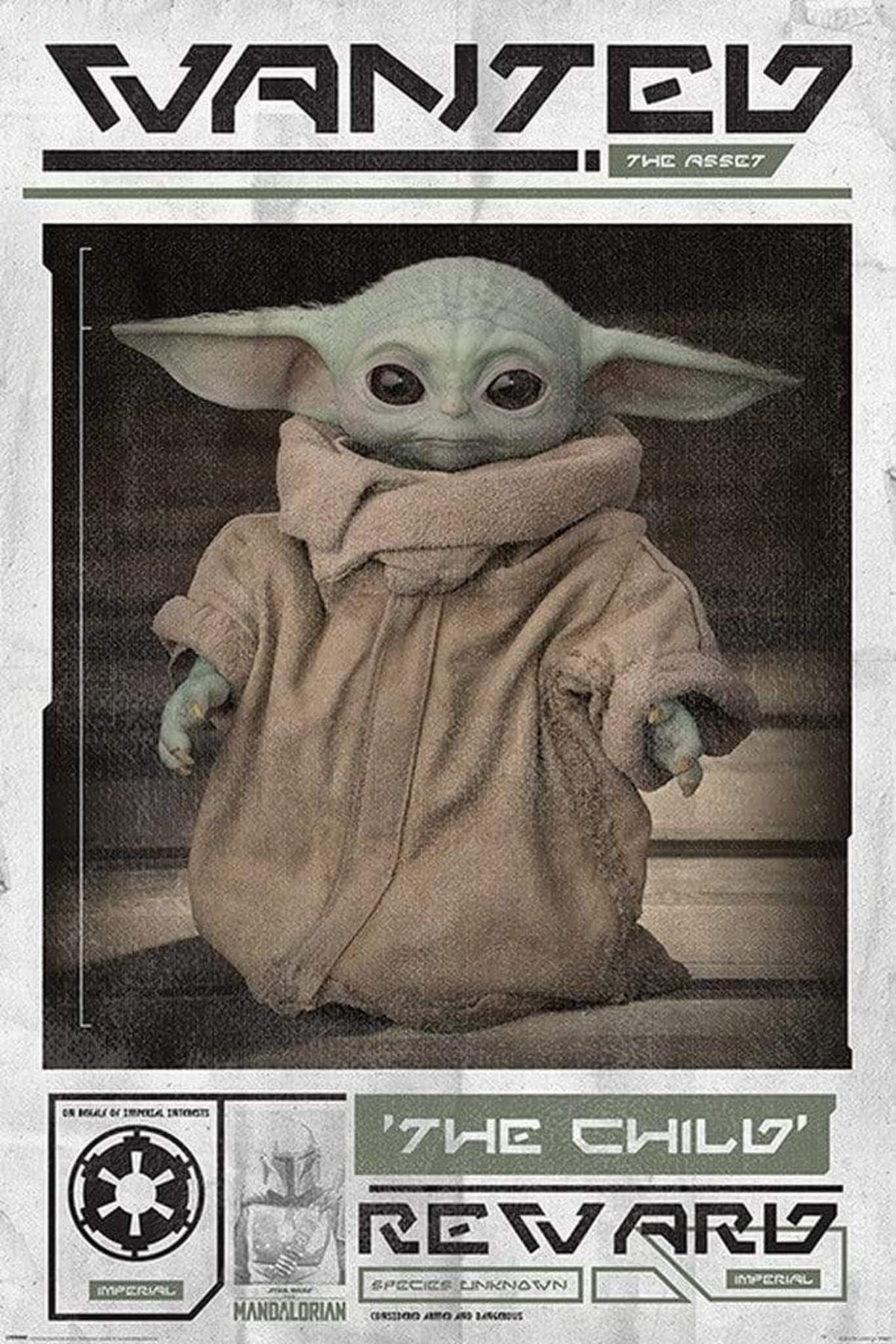 Poster Star Wars - The Mandalorian - Wanted the Child 61x91,5cm