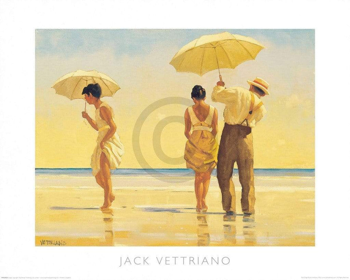 Kunstdruck Jack Vettriano - Mad Dogs 50x40cm