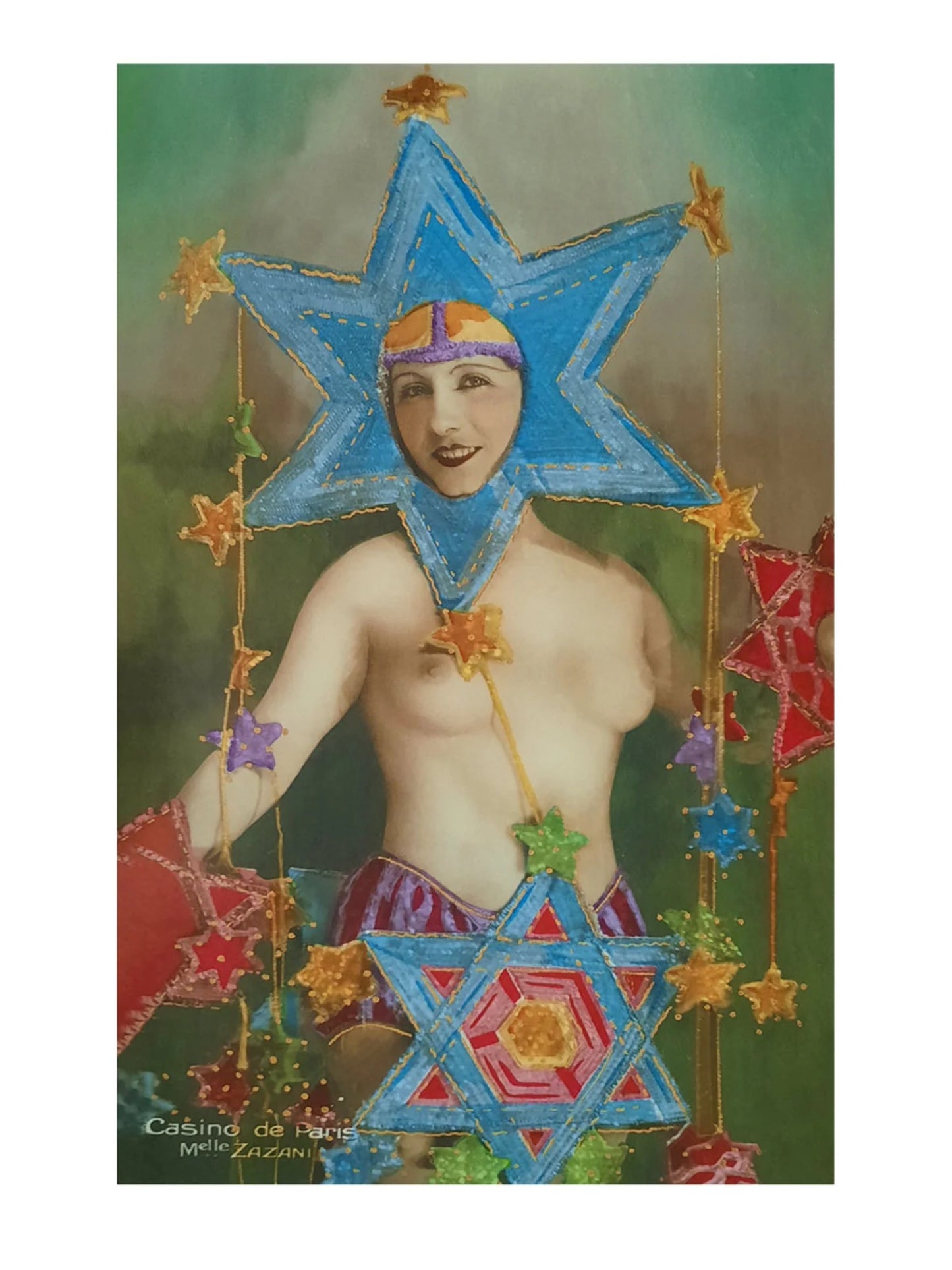 Kunstdruck - Casino de Paris Mlle Zazani l 30x40cm
