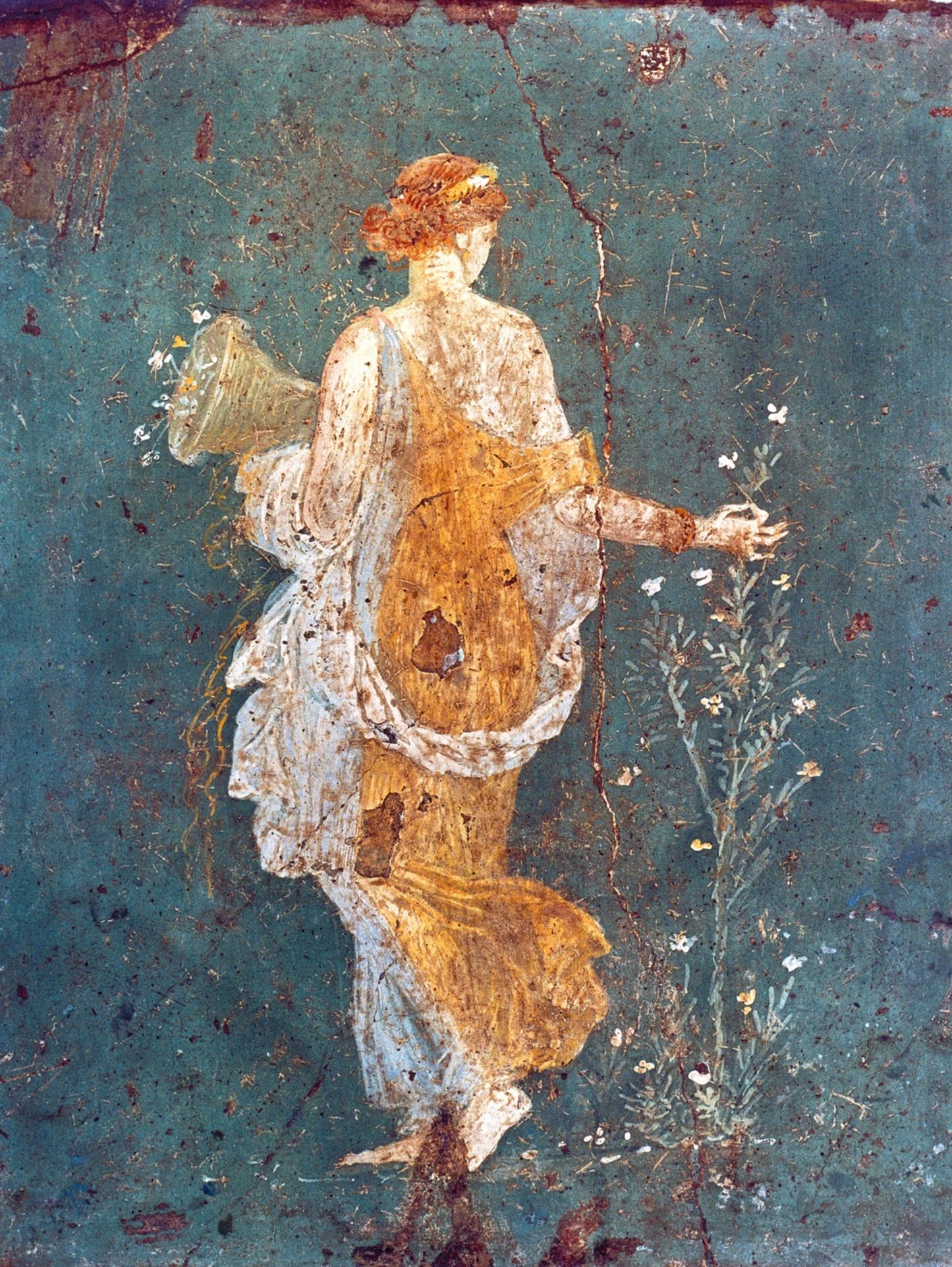 Kunstdruck Pompeji - Flora mit dem Füllhorn 60x80cm