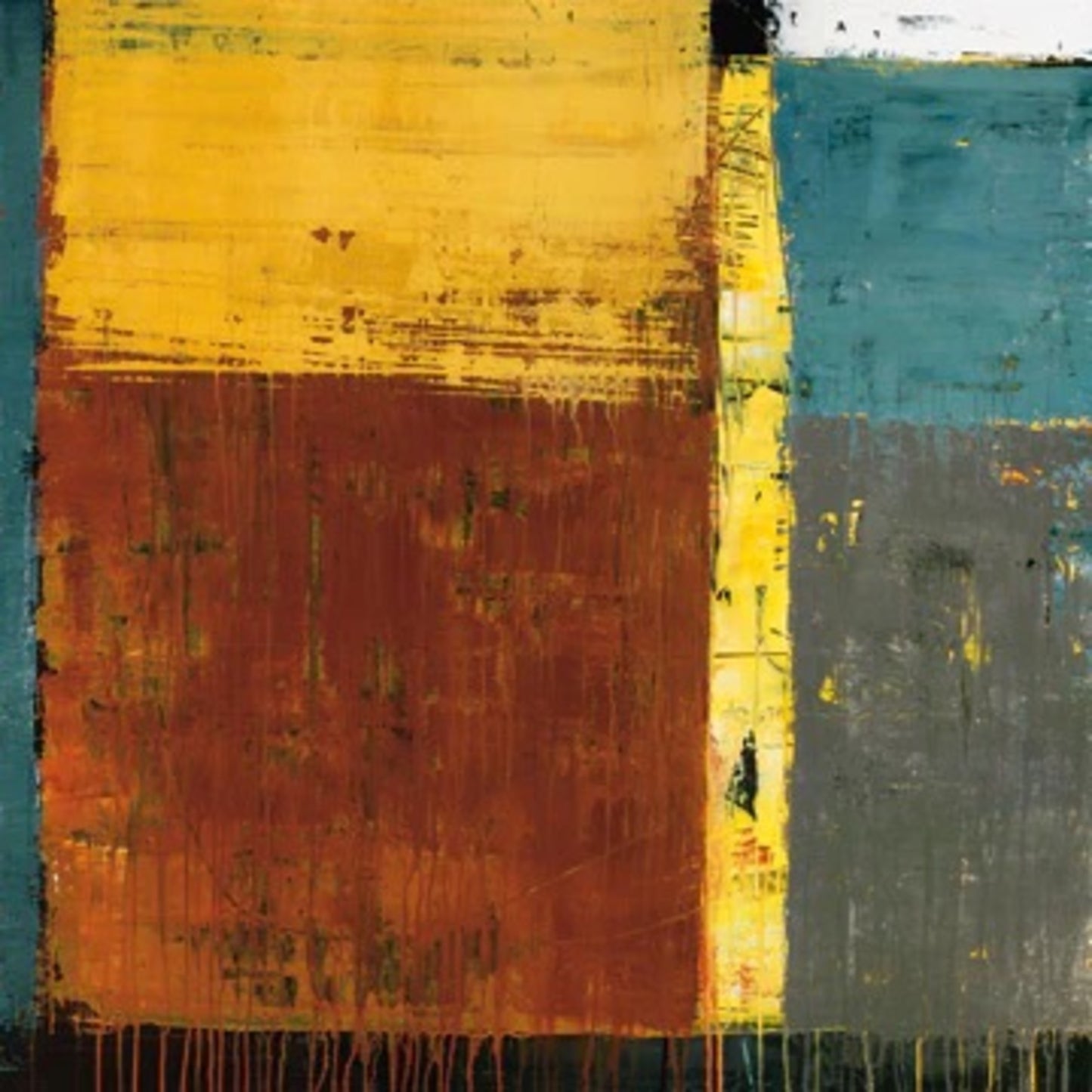 Kunstdruck Ralf Bohnenkamp - Warm Abstraction 98x98cm