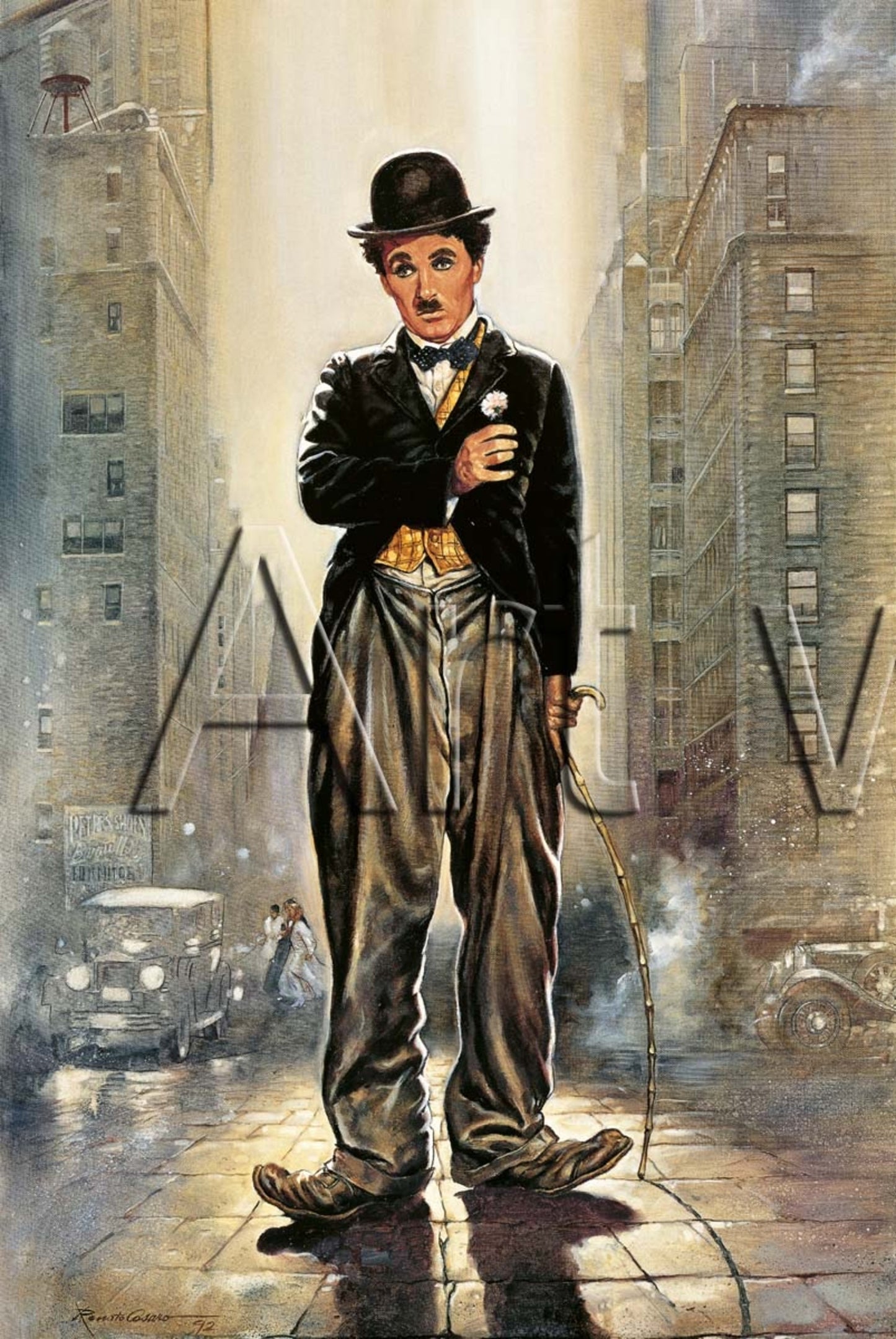 Kunstdruck Renato Casaro - Luce della citta 91x138cm