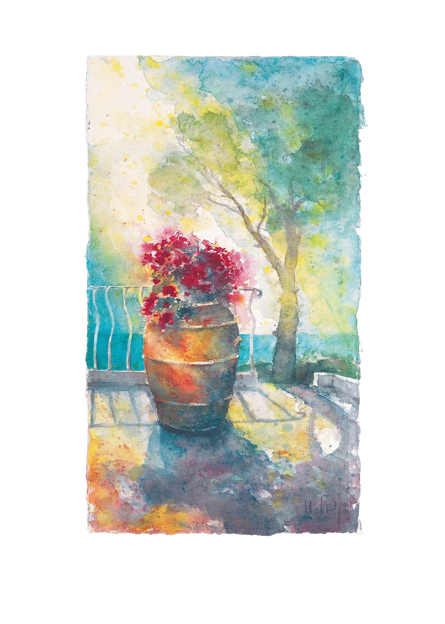 Kunstdruck Ulrich Hartig - Warmes Licht 50x70cm