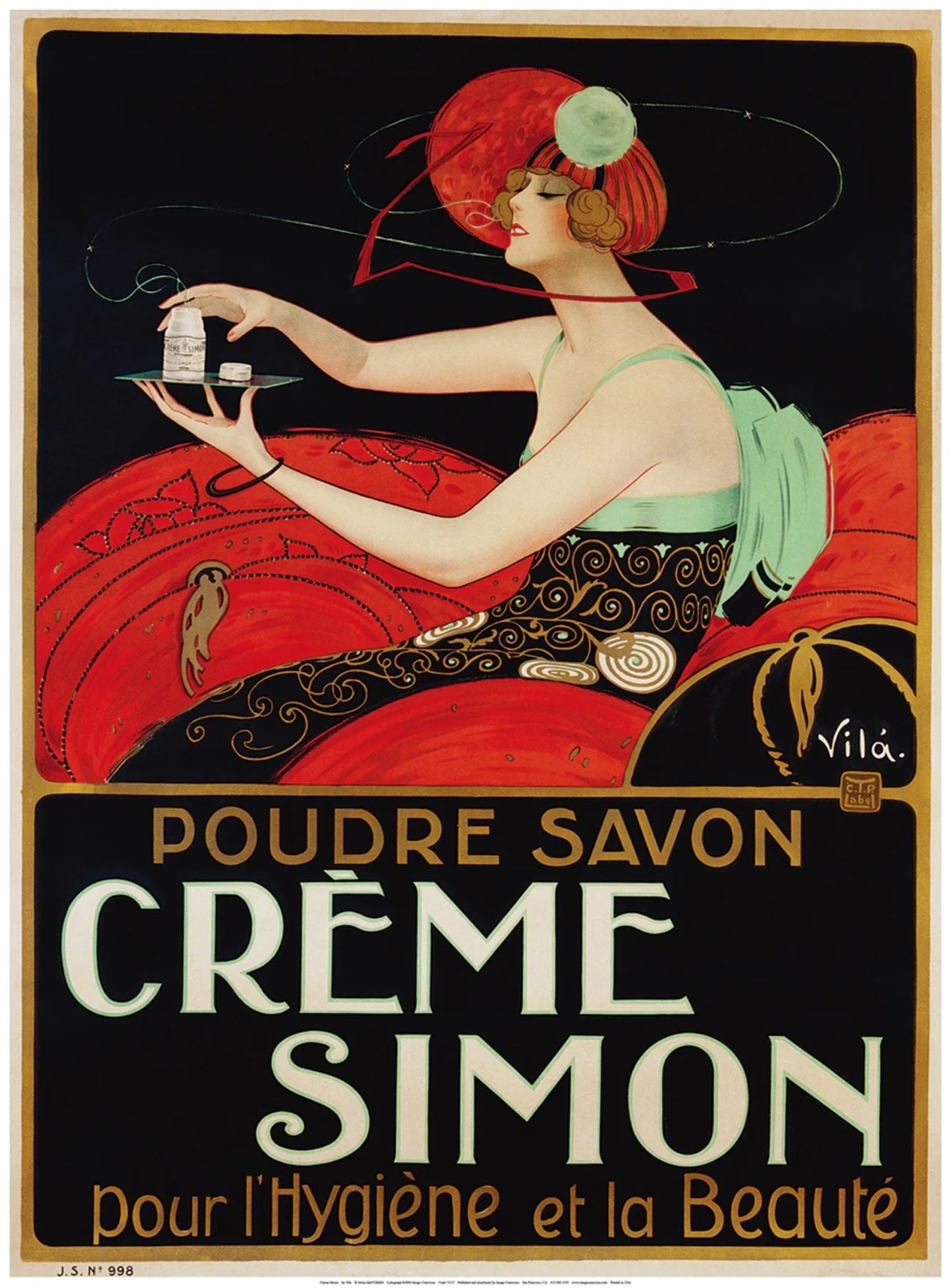 Kunstdruck Vila - Crème Simon 61x82cm