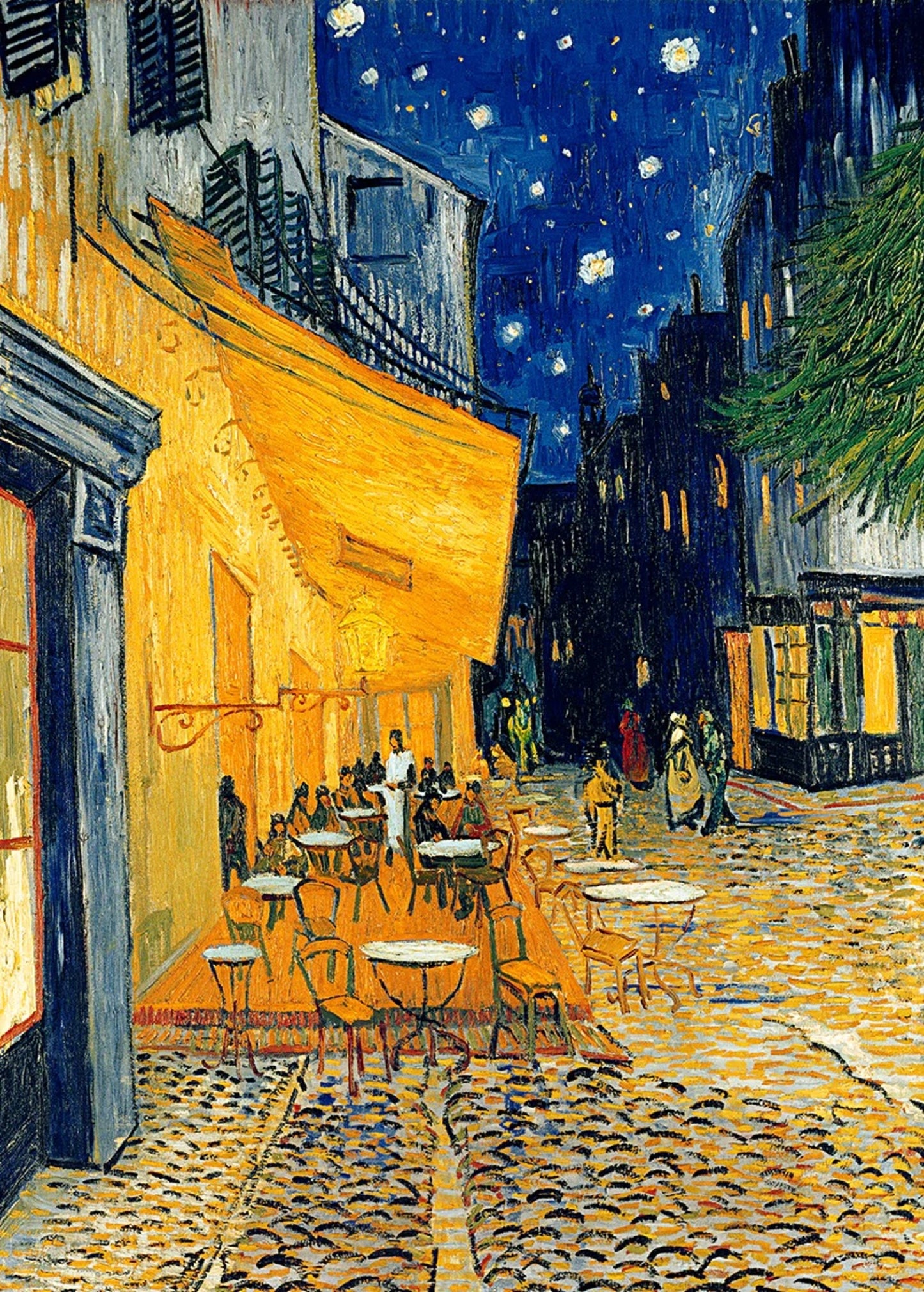 Kunstdruck Vincent Van Gogh - Pavement Café at Night 50x70cm