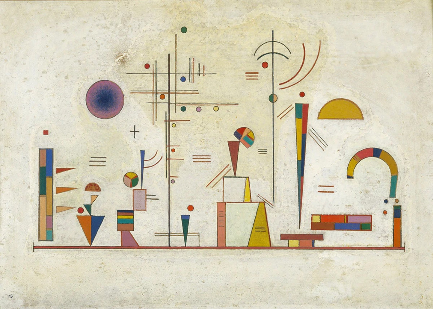 Kunstdruck Wassily Kandinsky - Ernst Spaß 70x50cm