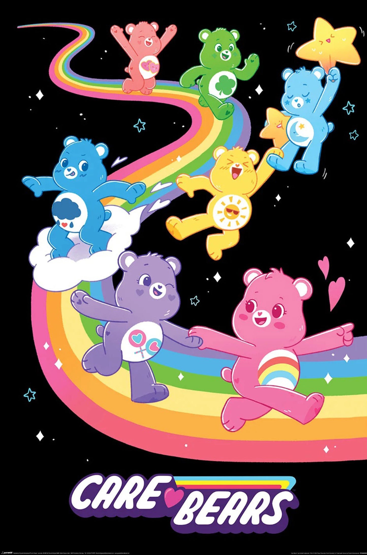 Poster Care Bears - We Love Rainbows 61x91,5cm