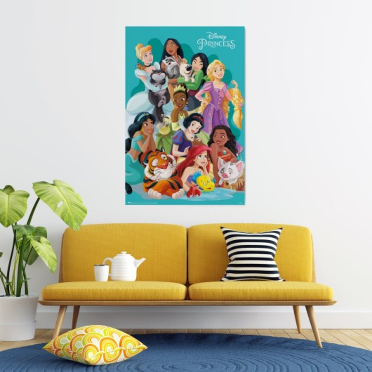 Poster Disney Princesses and Pets 61x91,5cm