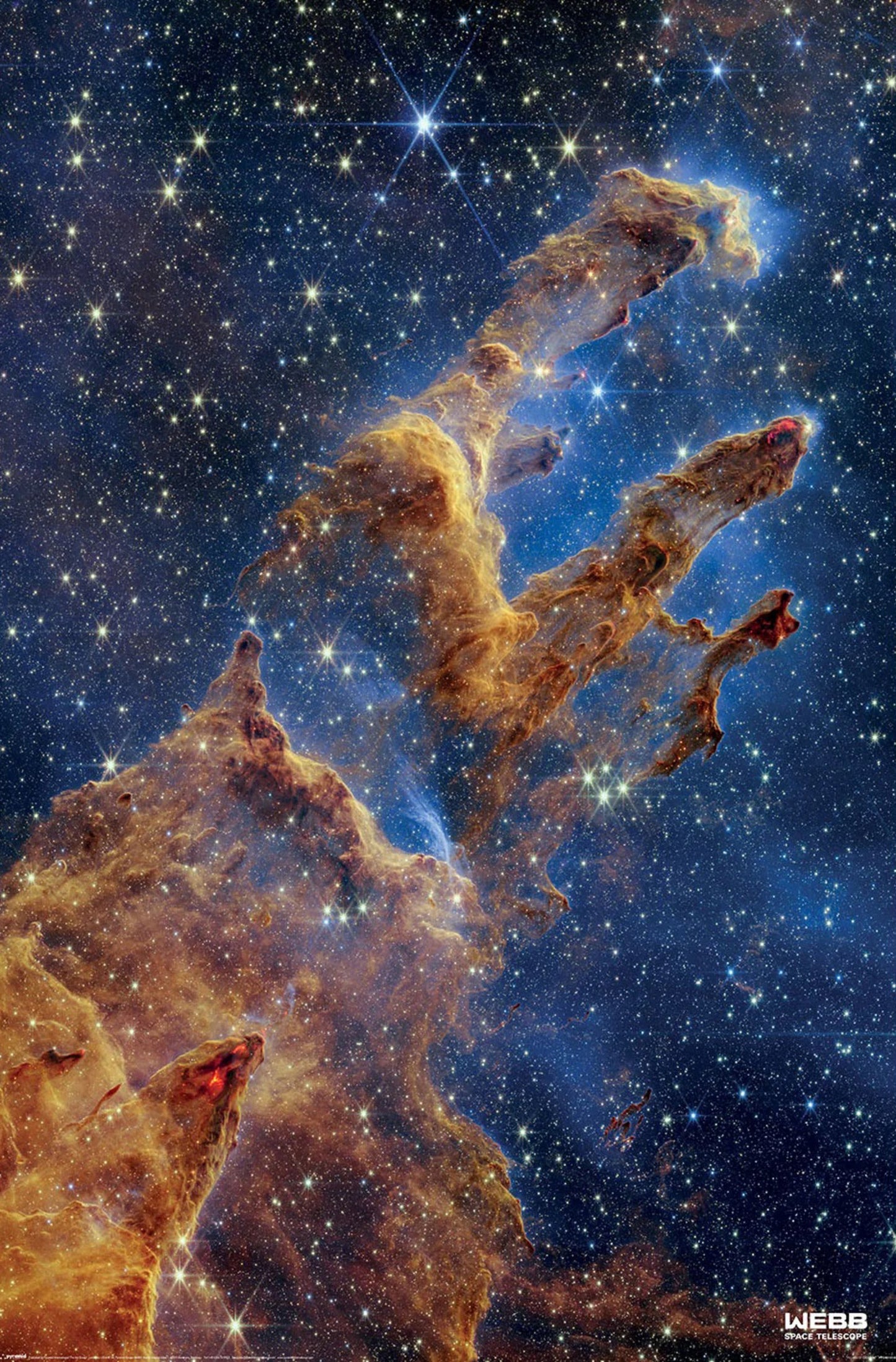 Poster James Webb - Pillars of Creation 61x91,5cm