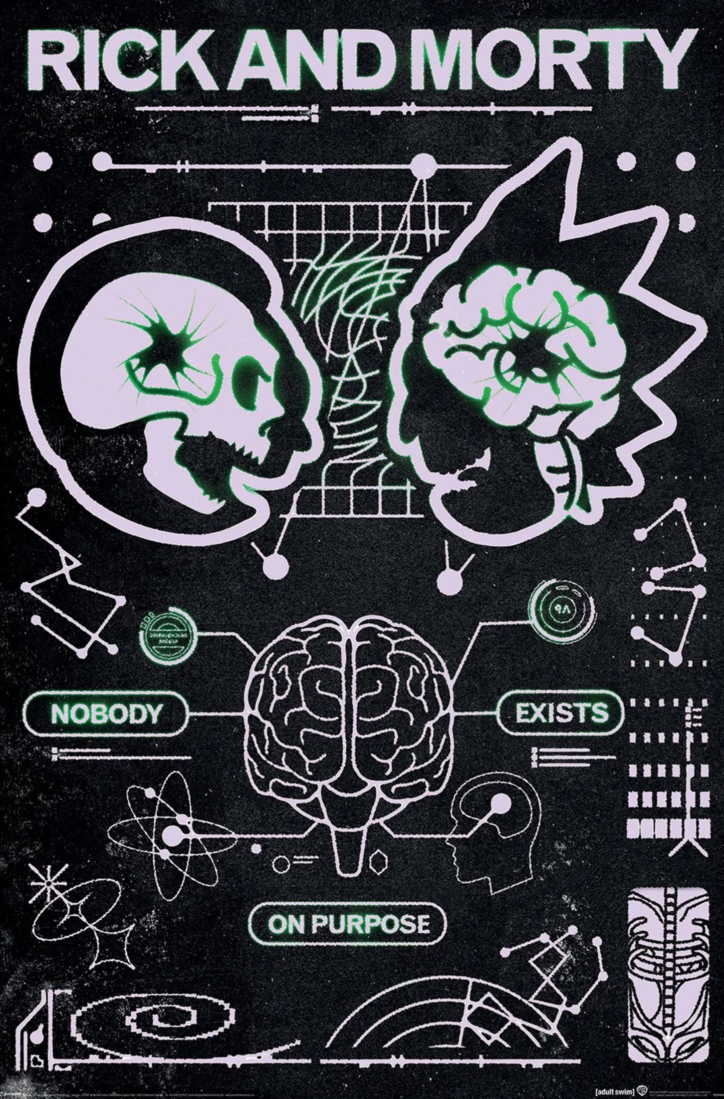 Poster Rick and Morty Classrickal 61x91,5cm