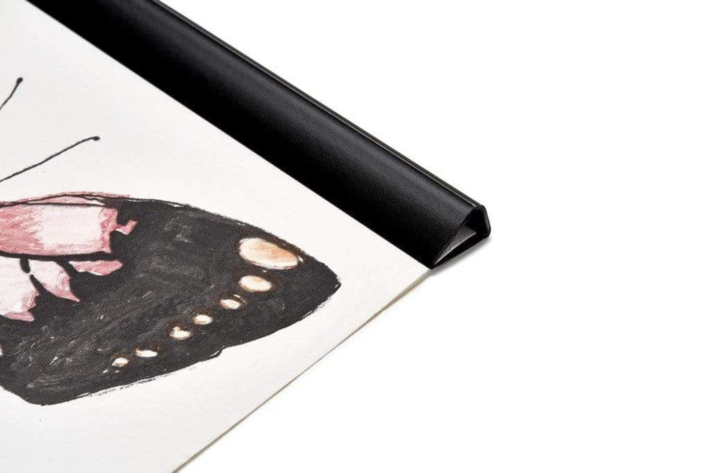 Posterhänger 50cm Schwarz - Posterleiste mit Aufhängauge