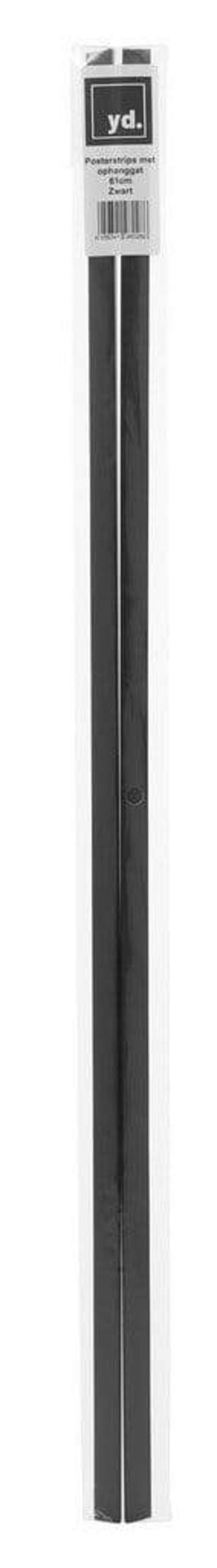 Posterhänger 61cm Schwarz - Posterleiste mit Aufhängeloch