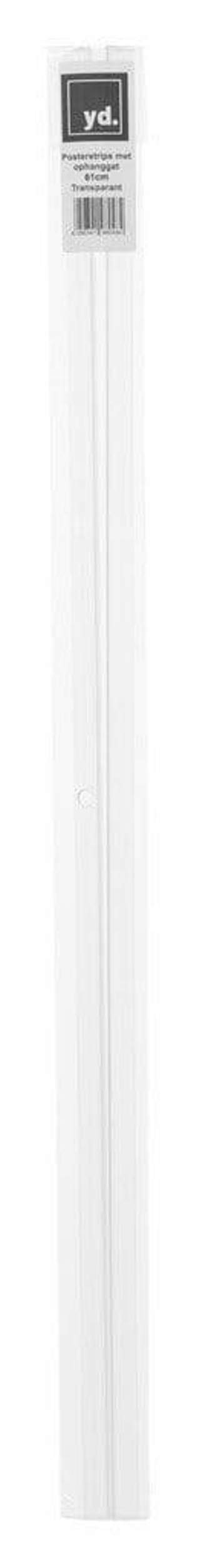 Posterhänger 61cm Transparent - Posterleiste mit Aufhängeloch