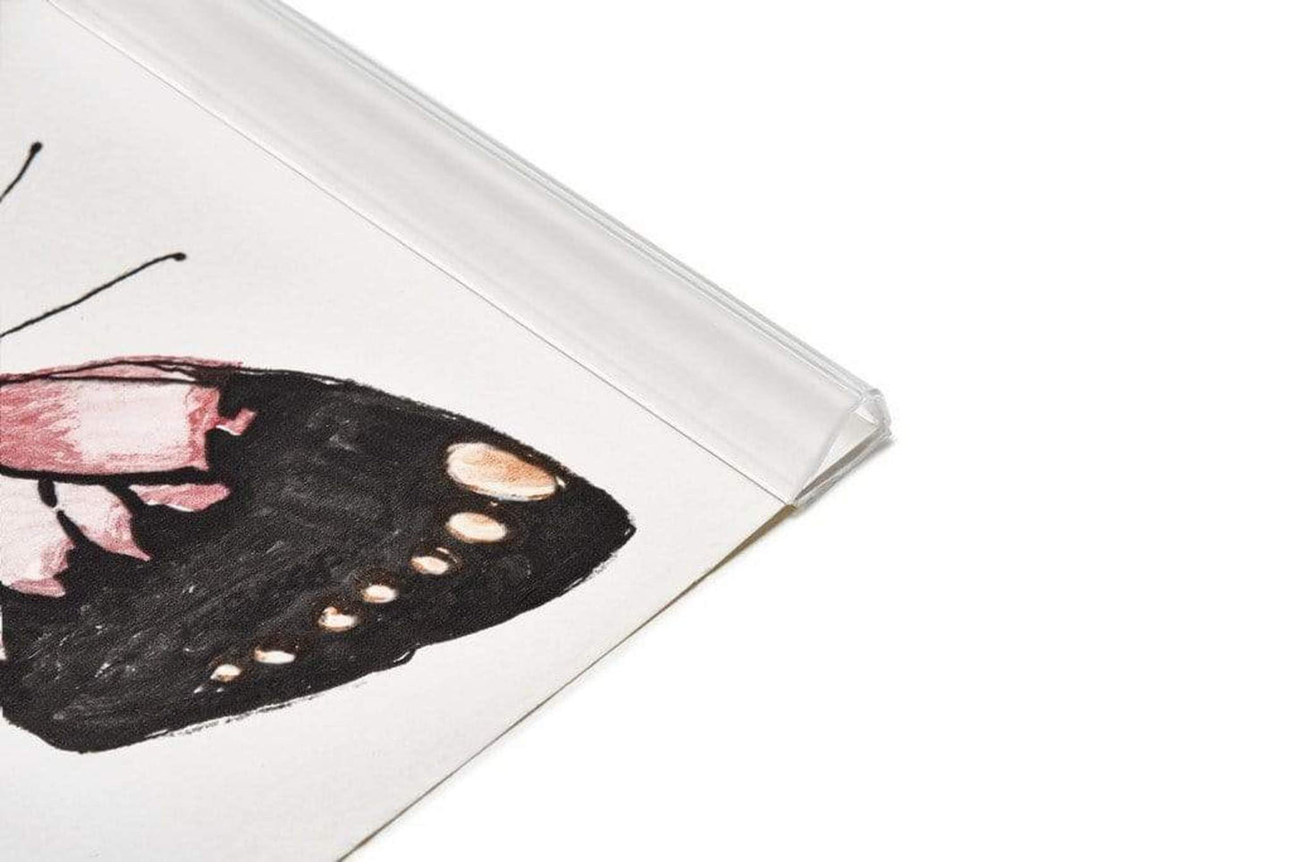 Posterhänger 92cm Transparent - Posterleiste mit Aufhängauge