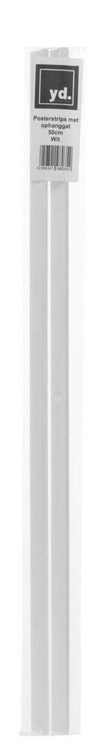 Posterhänger 50cm Weiß - Posterleiste mit Aufhängeloch
