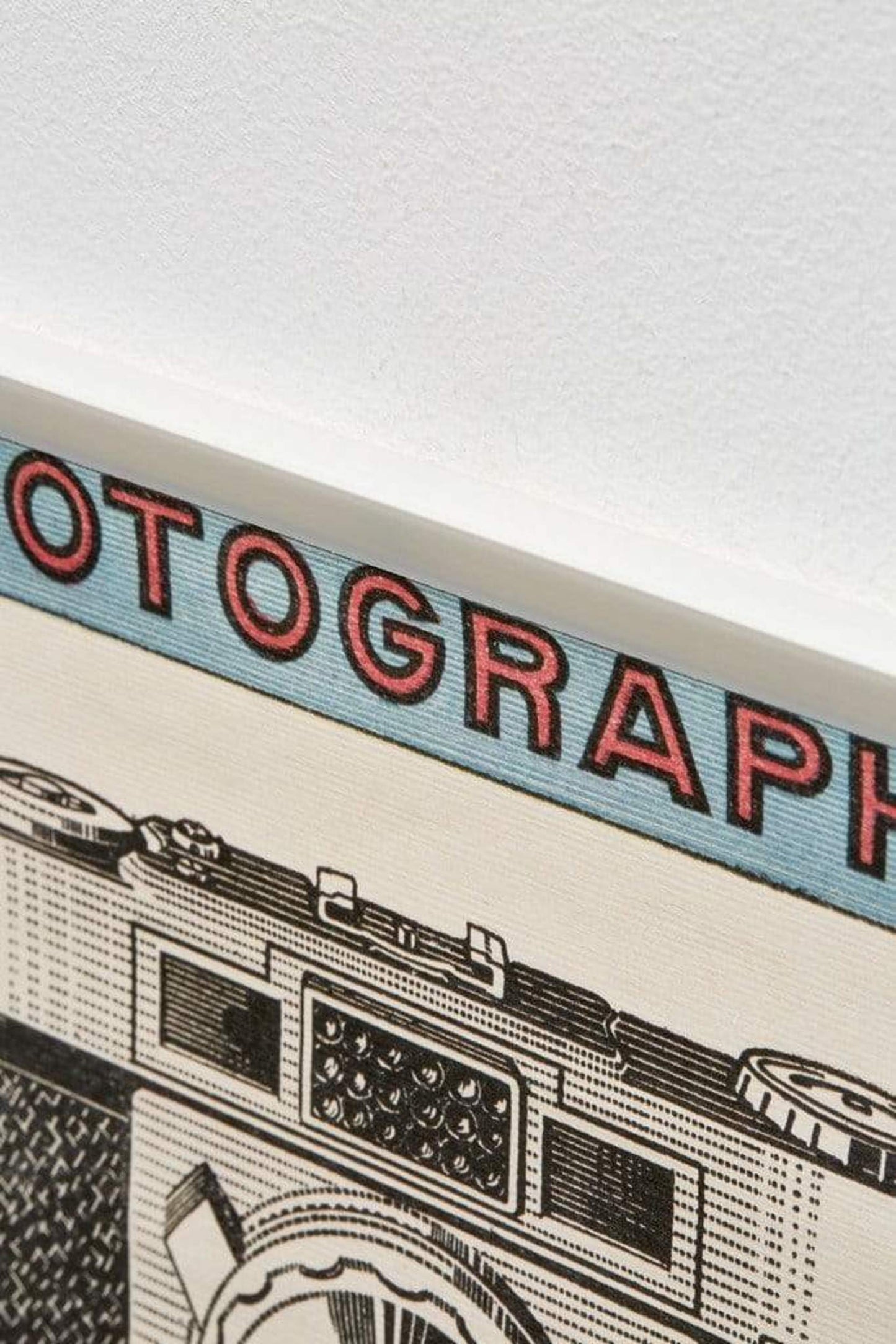 Posterhänger 75cm Weiß - Posterleiste mit Aufhängeloch