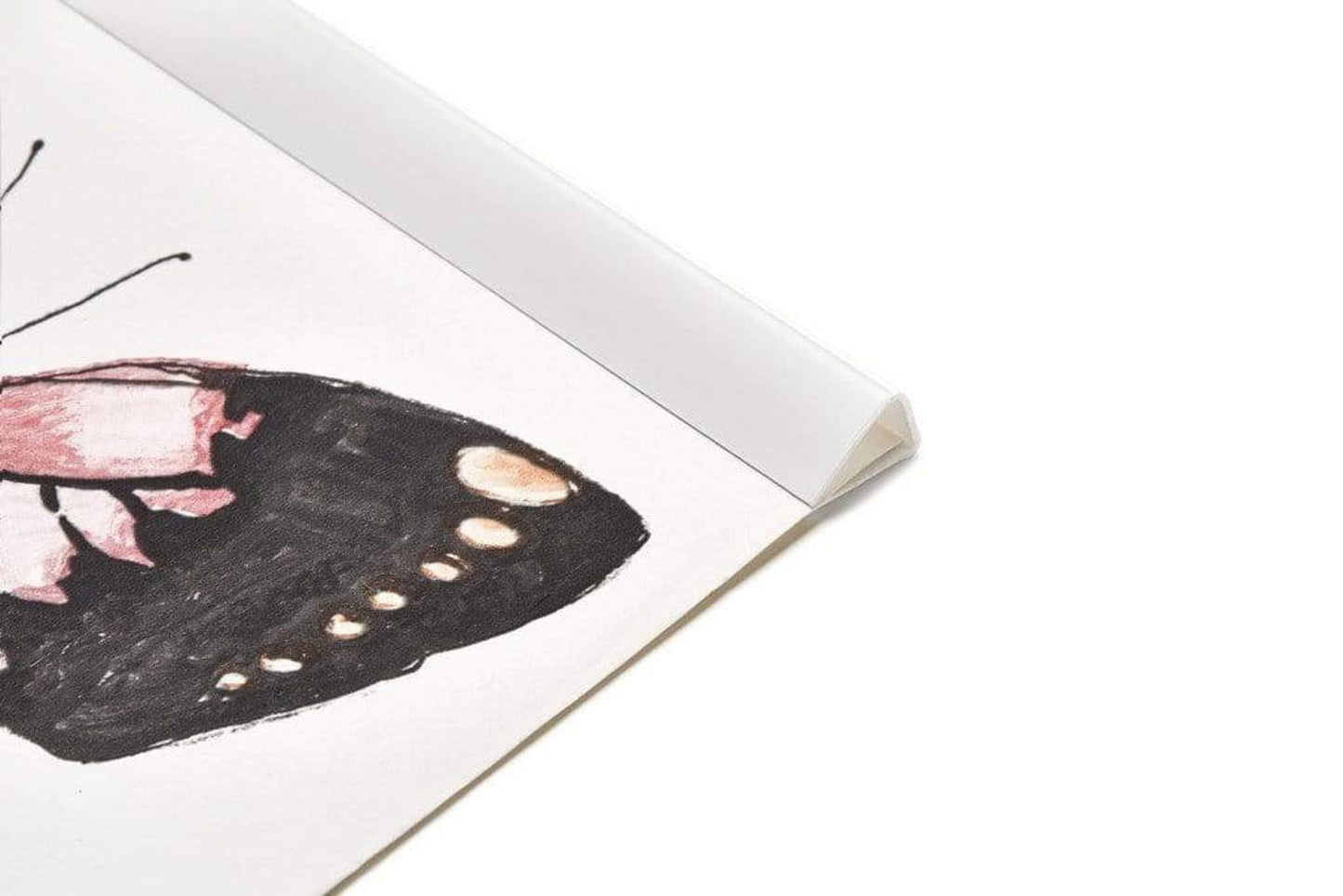 Posterhänger 75cm Weiß - Posterleiste mit Aufhängeloch