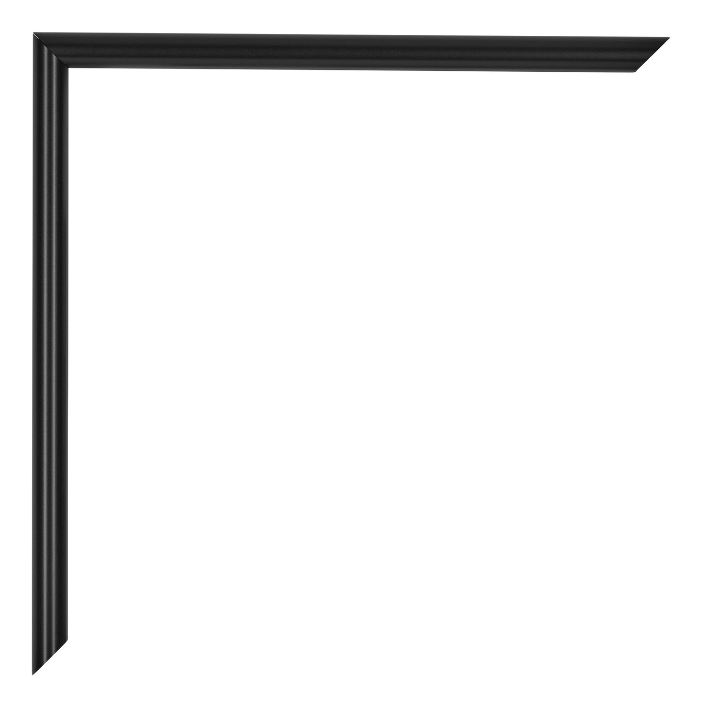 Posterrahmen 60x80cm Schwarz Matt Kunststoff Paris