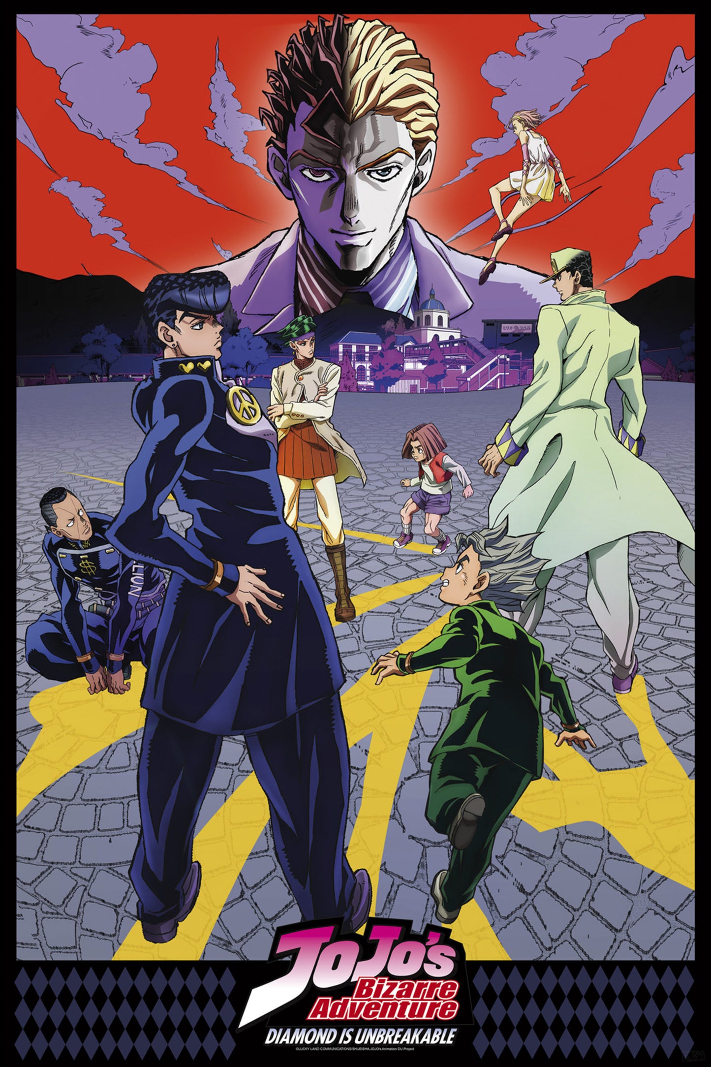 Poster Jojos Bizarre Adventure Diamond Unbreak 61x91,5cm