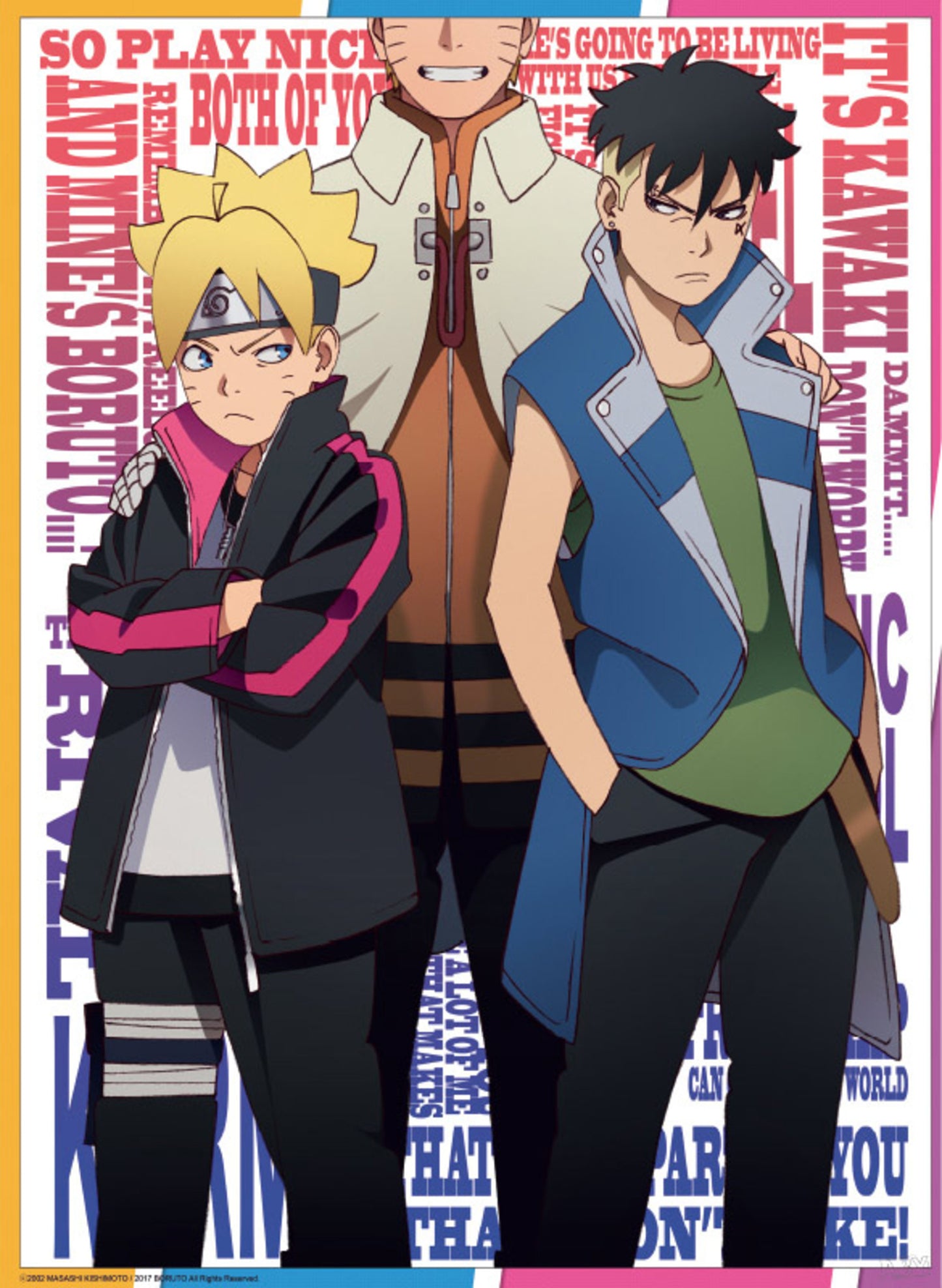 Poster Boruto - Boruto - and Kawaki 38x52cm