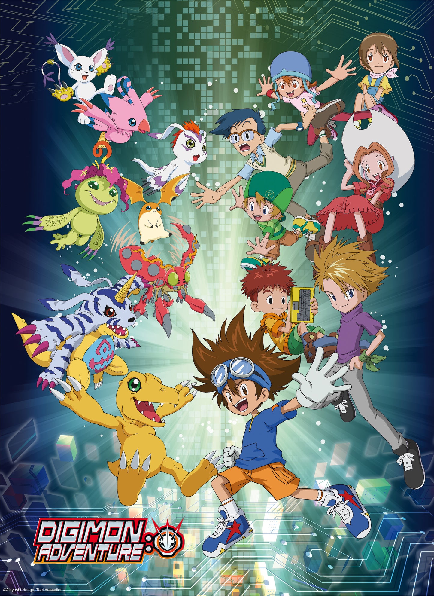 Poster Digimon - Digi-World 38x52cm