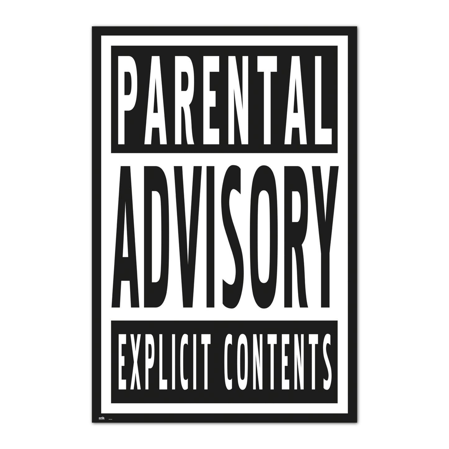 Poster Parental Advisory Vertical 61x91,5cm