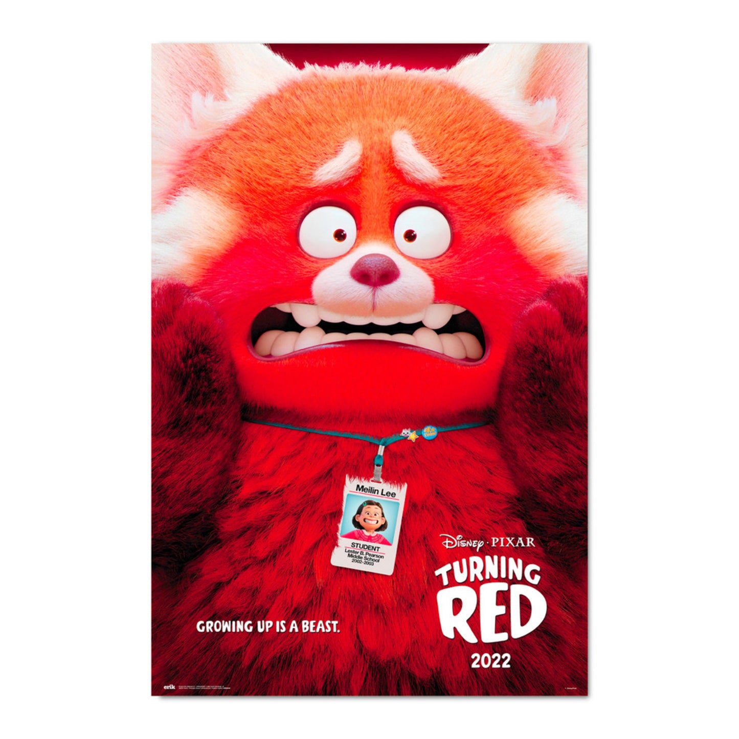 Poster Pixar Turning Red 61x91,5cm