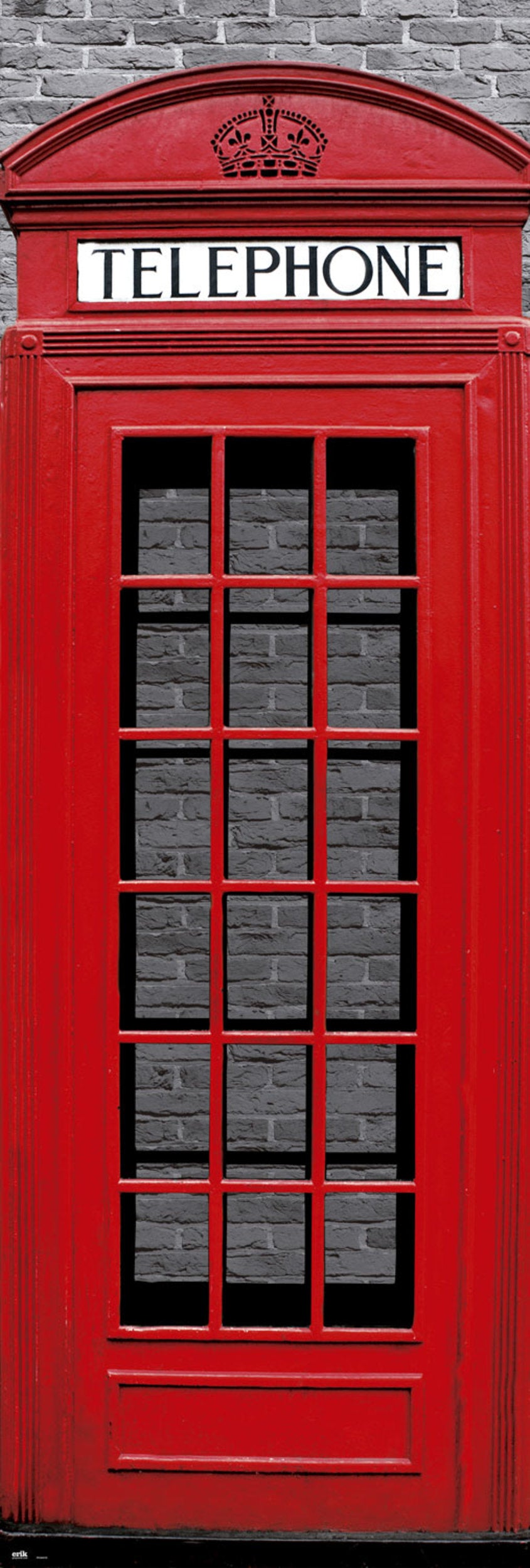 Poster London Phone Box 53x158cm