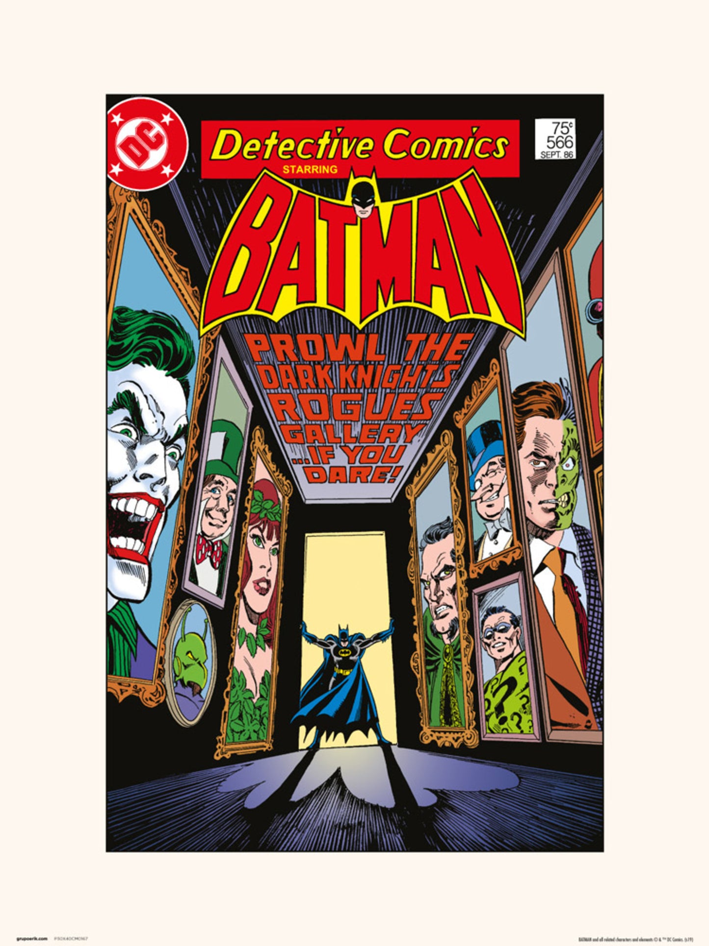 Kunstdruck DC Detective Comics 566 30x40cm