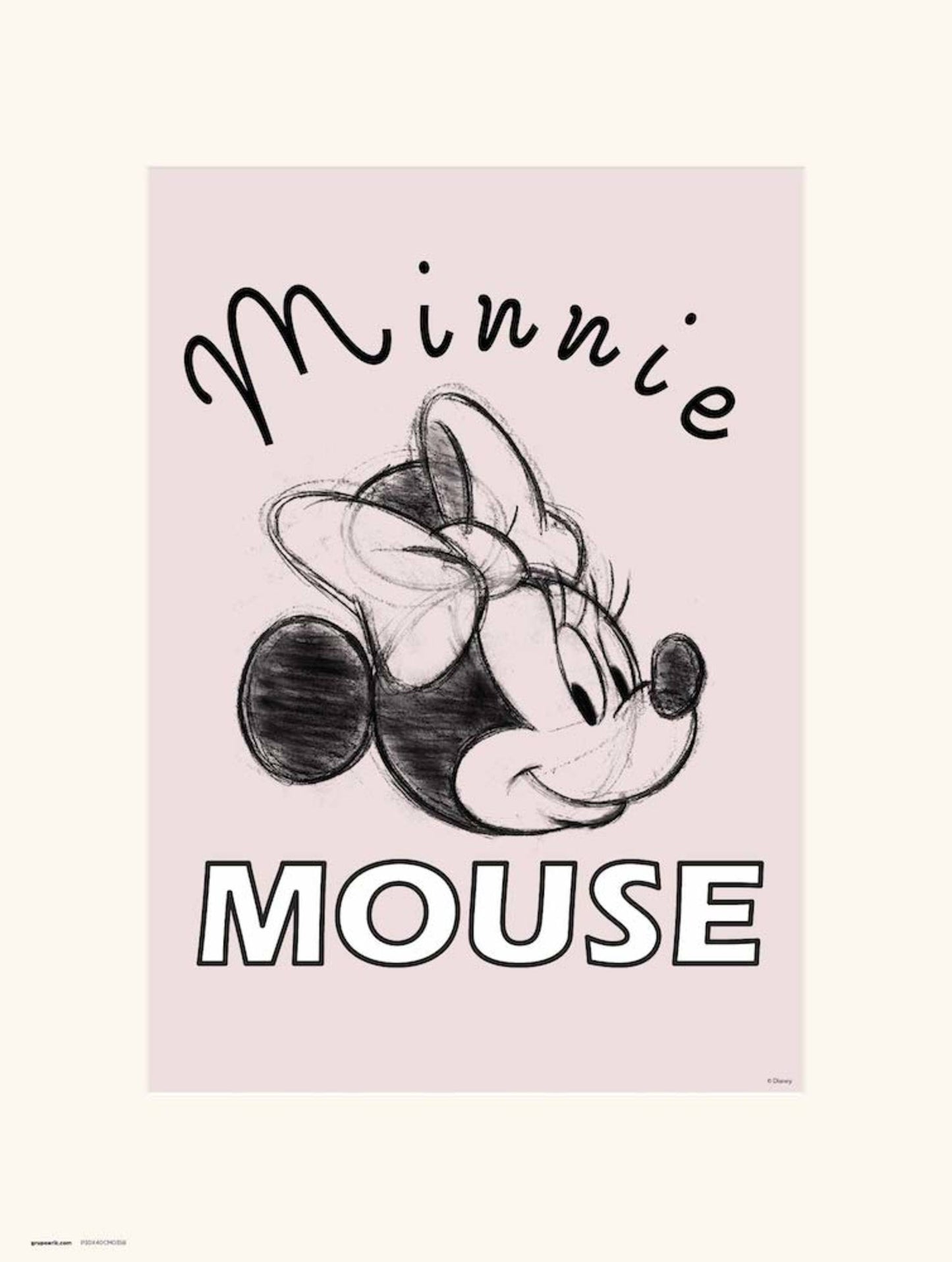 Kunstdruck Disney Minnie Mouse 30x40cm