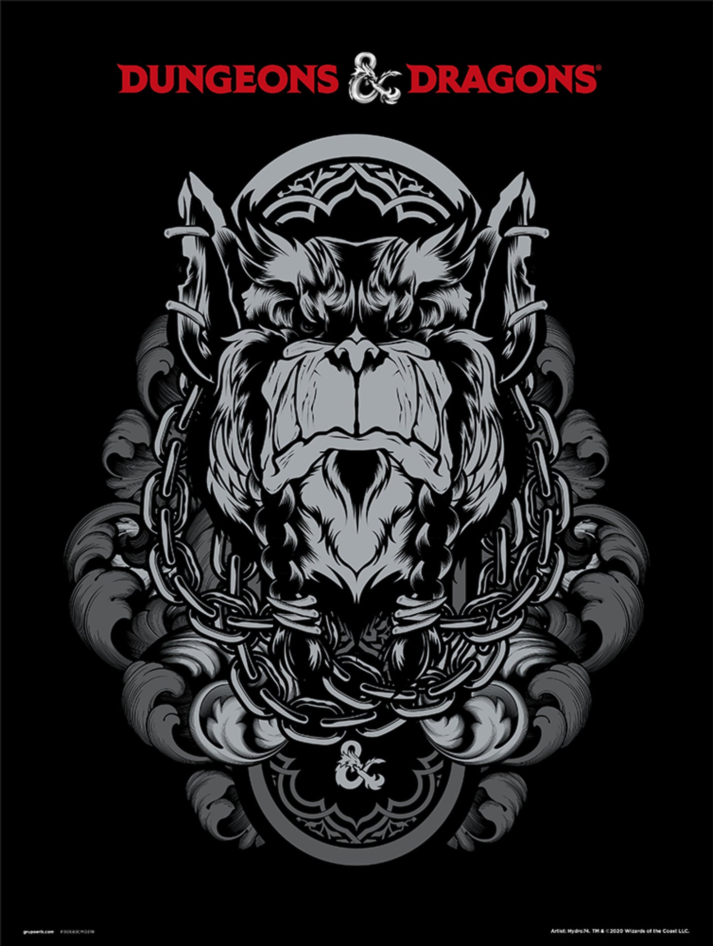Kunstdruck Dungeons And Dragons Bugbear 30x40cm
