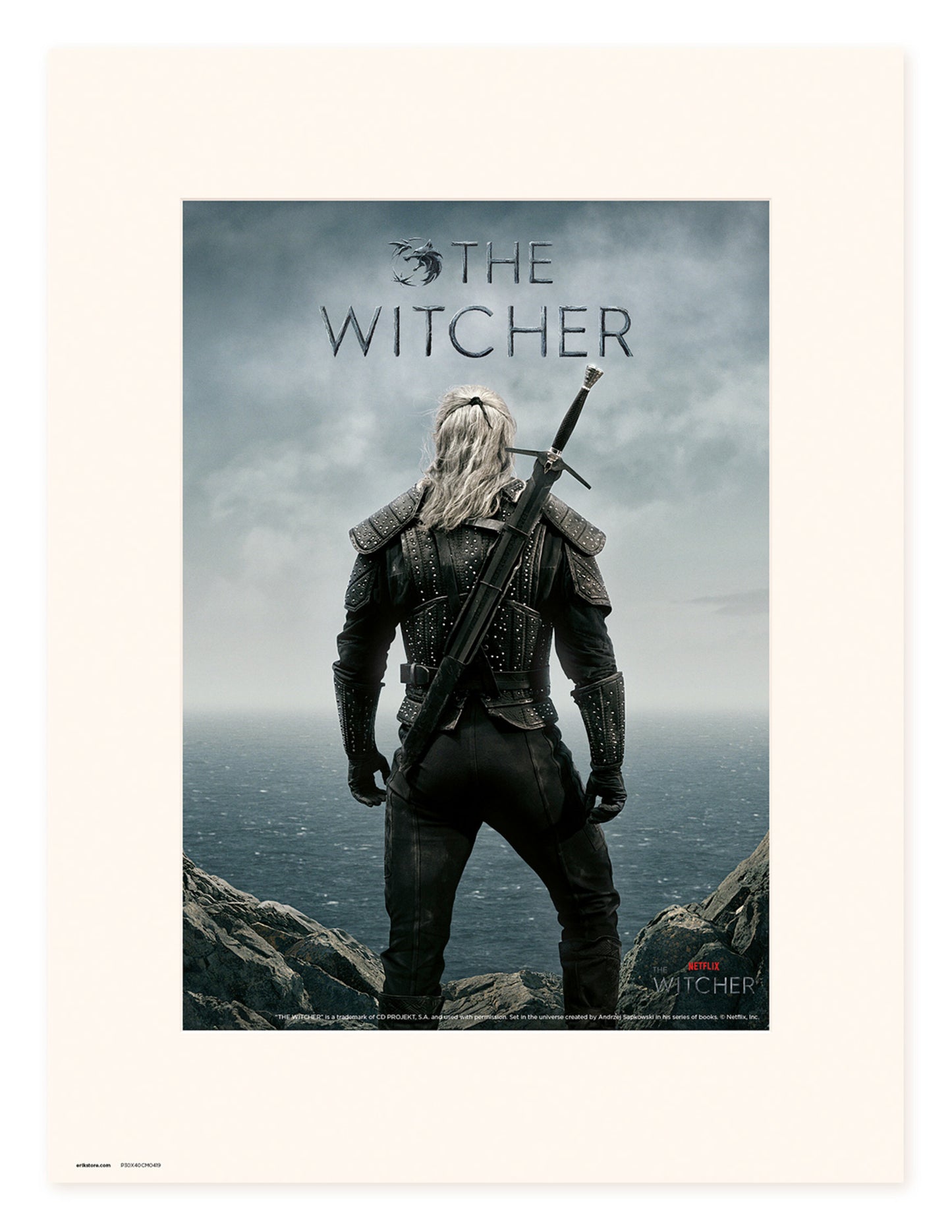 Kunstdruck The Witcher Backwards 30x40cm